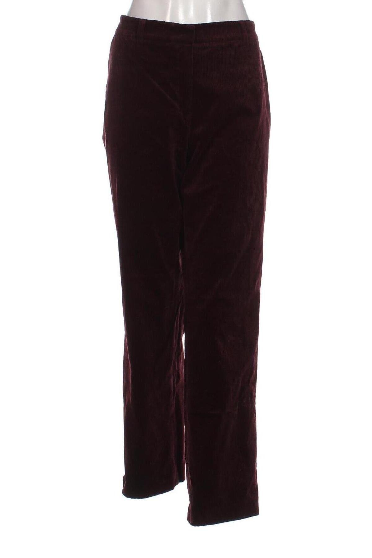 Pantaloni de velvet de femei S.Oliver Black Label, Mărime XL, Culoare Roșu, Preț 94,96 Lei