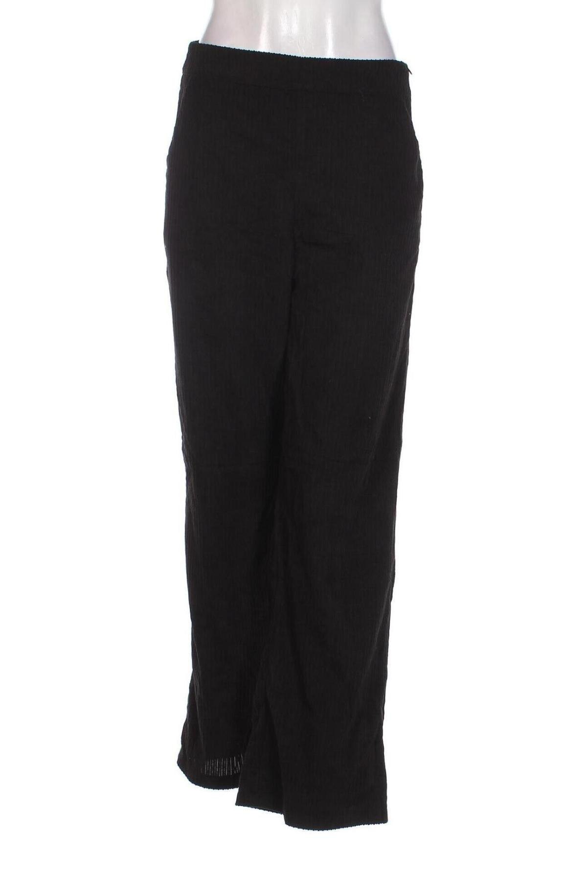 Pantaloni de velvet de femei SHEIN, Mărime M, Culoare Negru, Preț 38,99 Lei