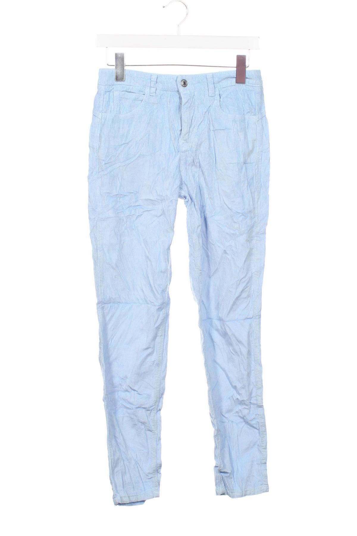 Pantaloni de velvet de femei United Colors Of Benetton, Mărime XS, Culoare Albastru, Preț 55,99 Lei