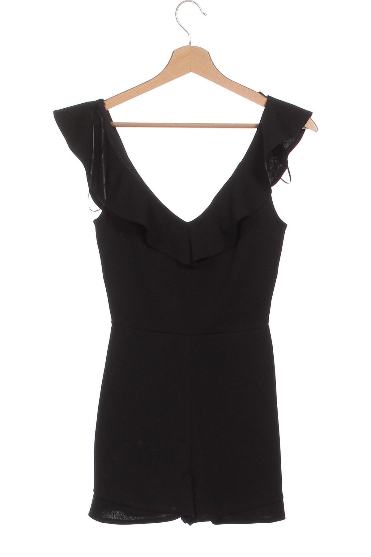 Women's short jumpsuit Bershka, Μέγεθος XS, Χρώμα Μαύρο, Τιμή 19,85 €