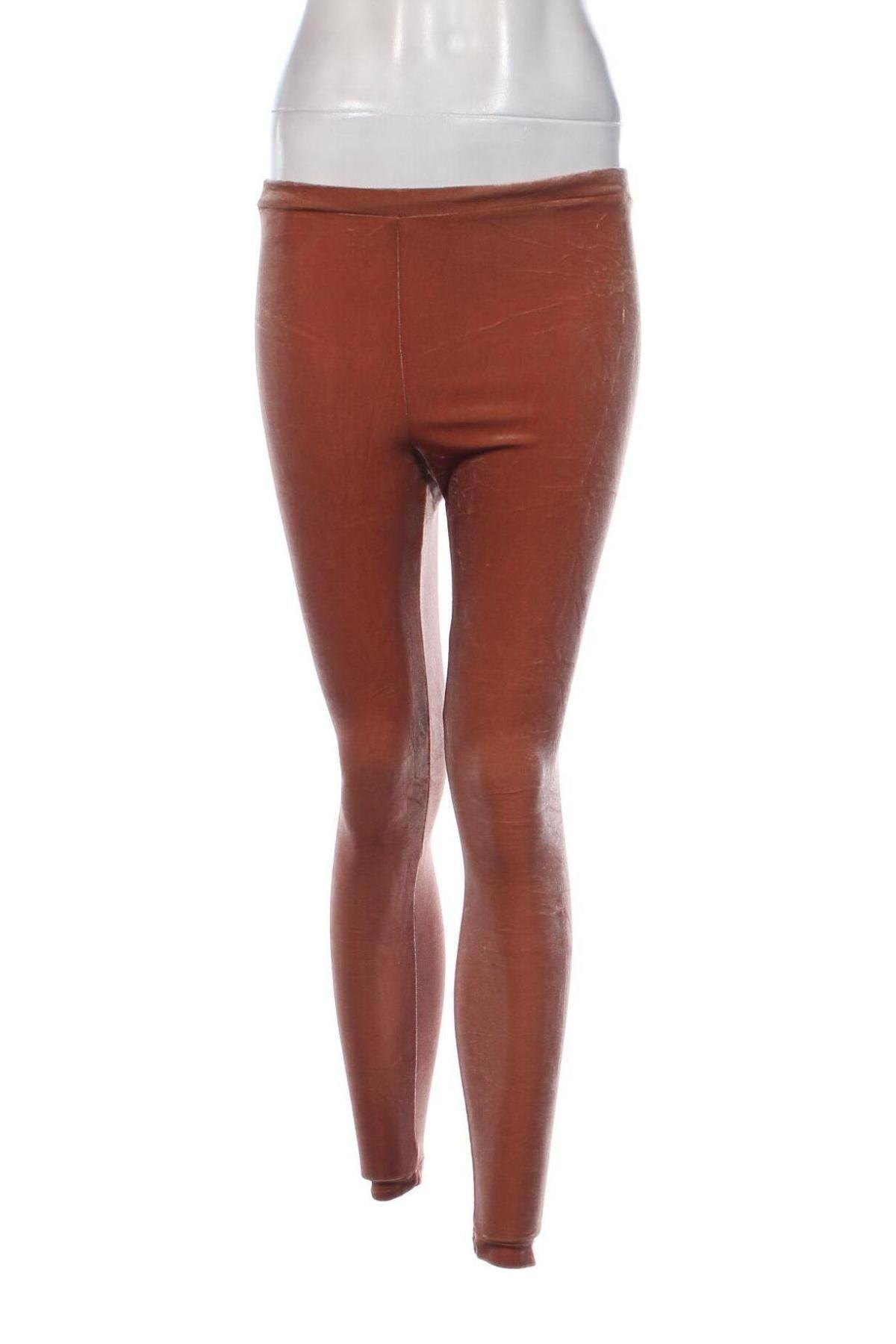 Damskie legginsy H&M, Rozmiar XS, Kolor Brązowy, Cena 83,99 zł