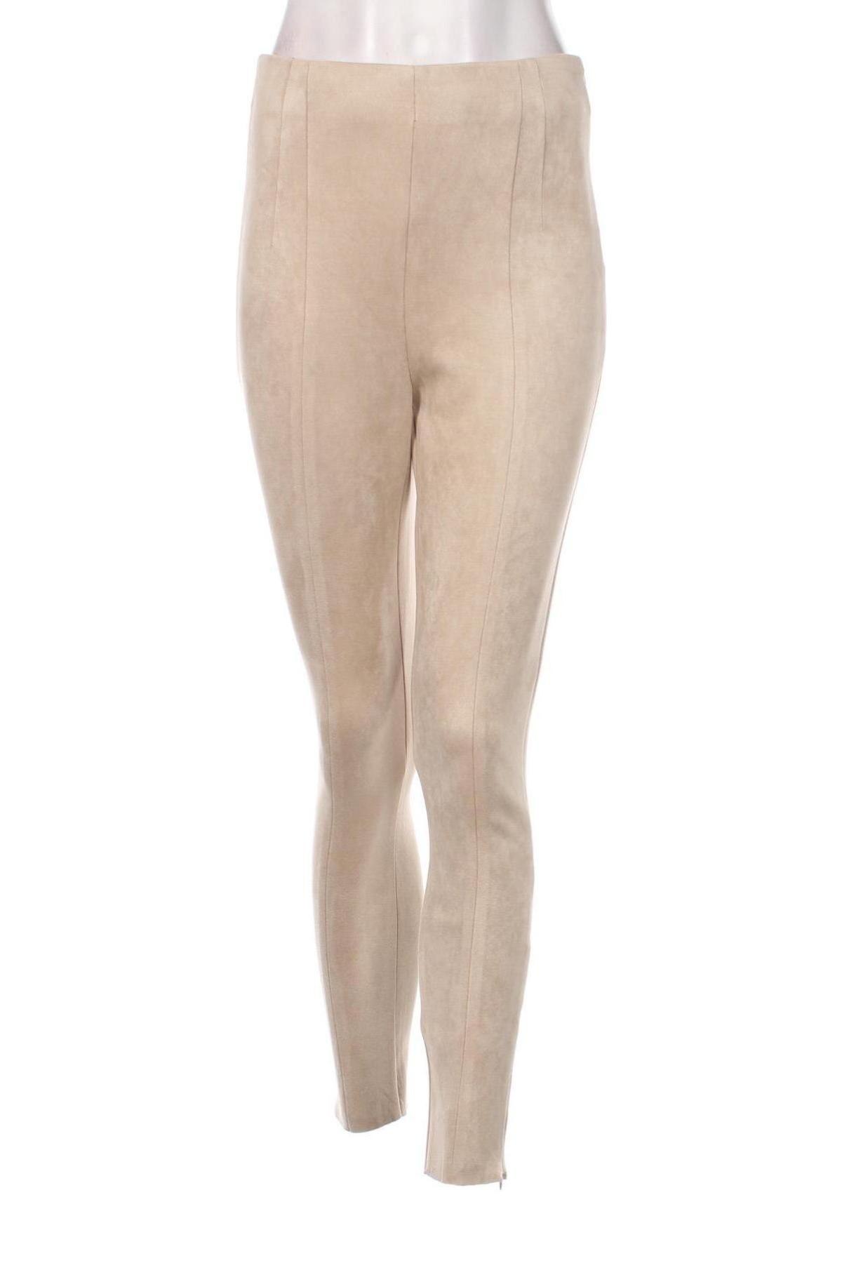 Damen Leggings Zara, Größe M, Farbe Beige, Preis 6,99 €