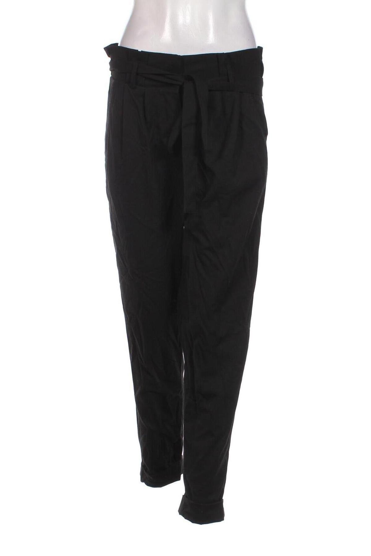 Pantaloni de femei Bershka, Mărime M, Culoare Negru, Preț 28,99 Lei