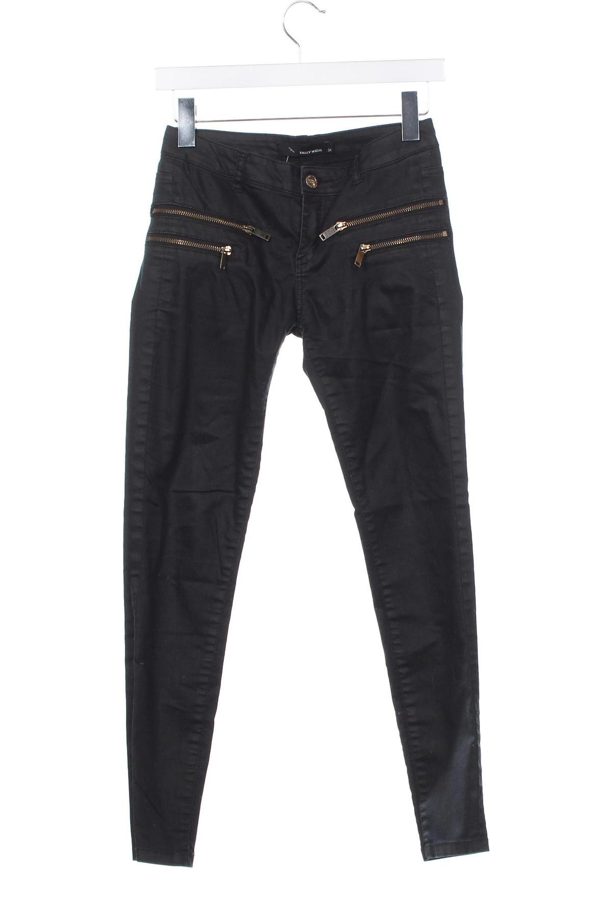 Pantaloni de femei Tally Weijl, Mărime XS, Culoare Negru, Preț 62,88 Lei