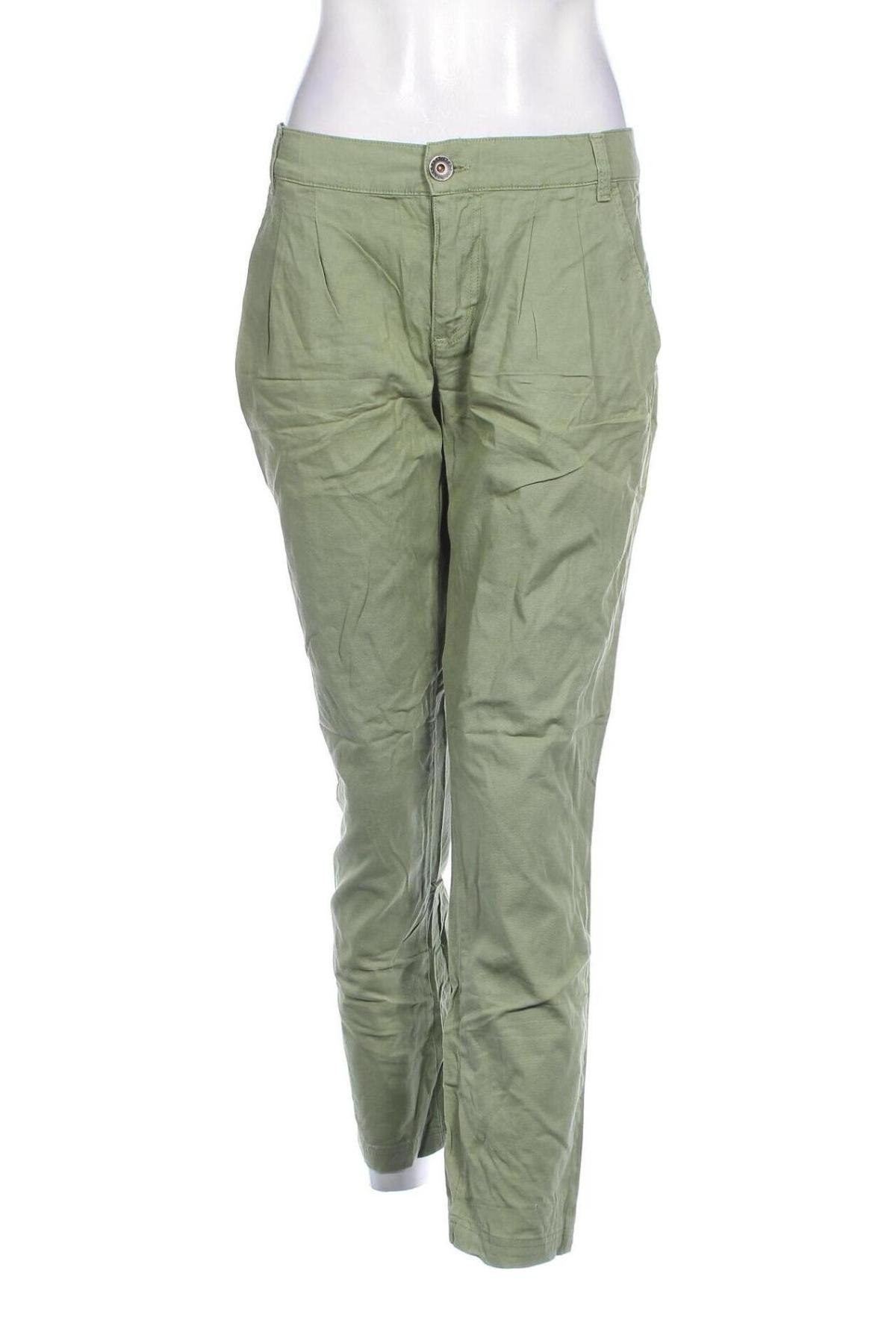 Pantaloni de femei United Colors Of Benetton, Mărime XL, Culoare Verde, Preț 134,99 Lei