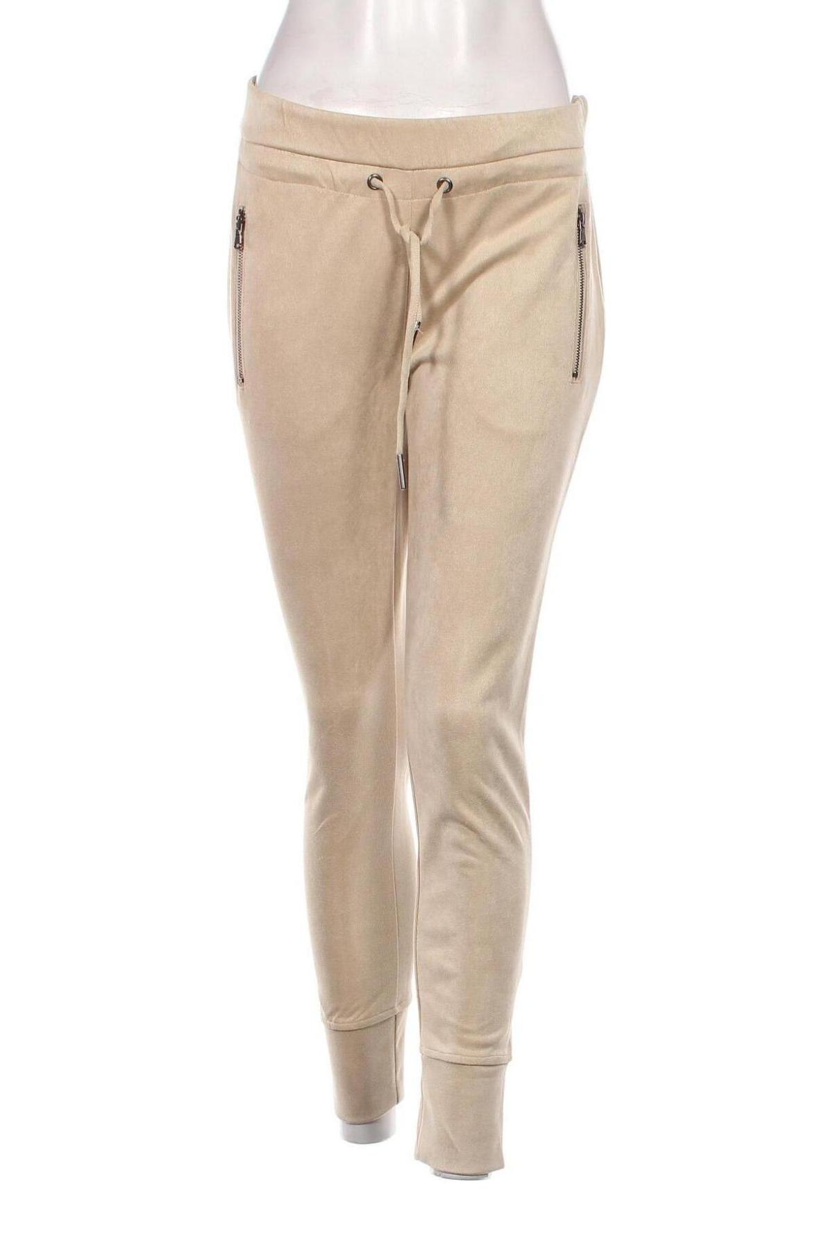 Pantaloni de femei Zabaione, Mărime S, Culoare Ecru, Preț 104,73 Lei