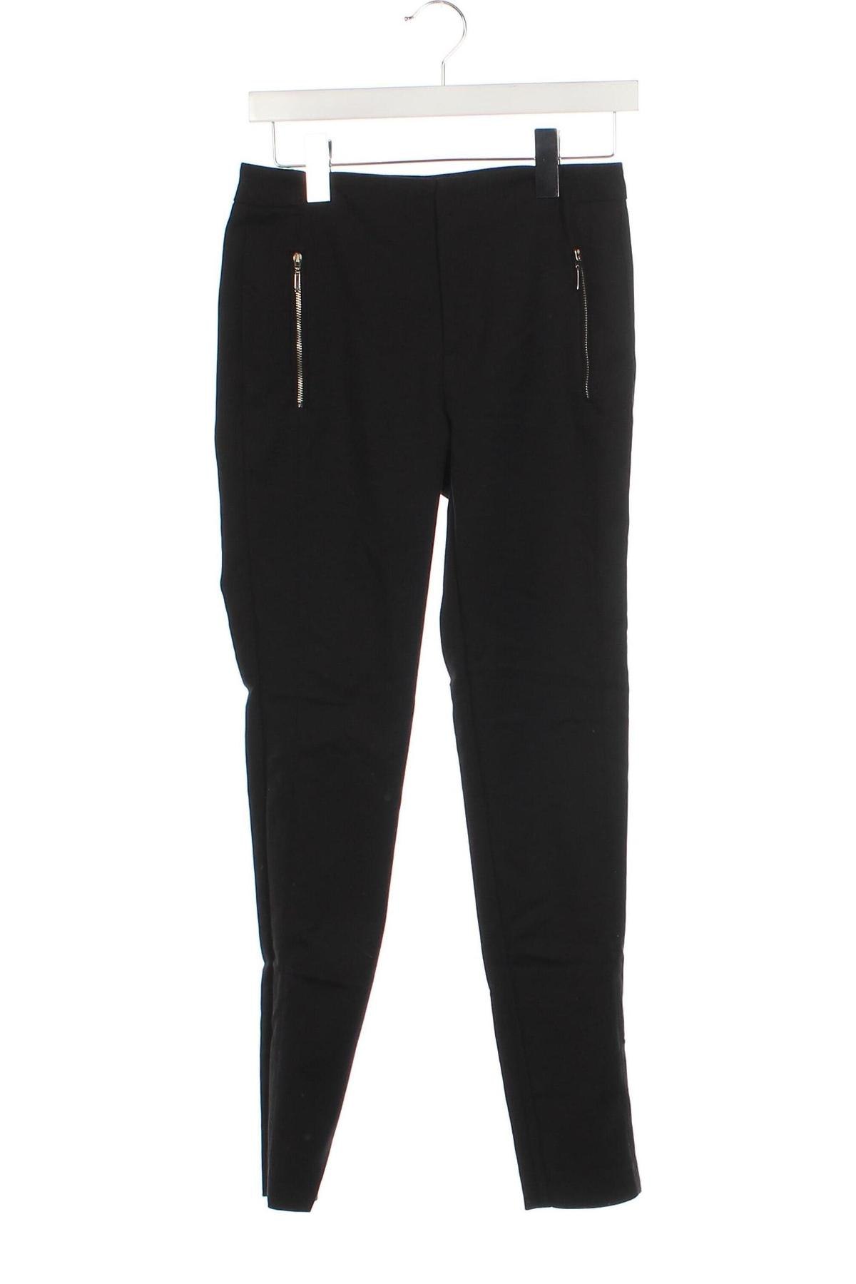 Pantaloni de femei Zara, Mărime XS, Culoare Negru, Preț 68,88 Lei