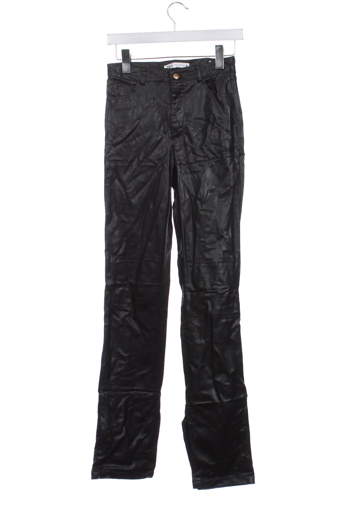 Pantaloni de femei Zara, Mărime XXS, Culoare Negru, Preț 40,99 Lei