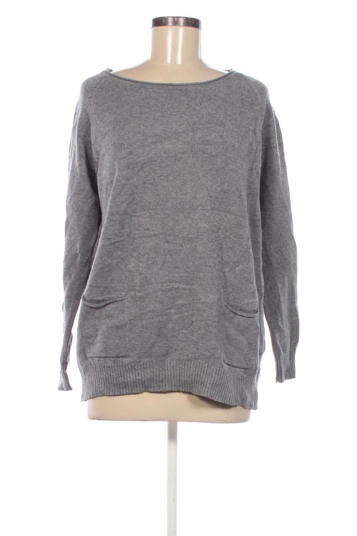 Damenpullover, Größe L, Farbe Grau, Preis 20,49 €