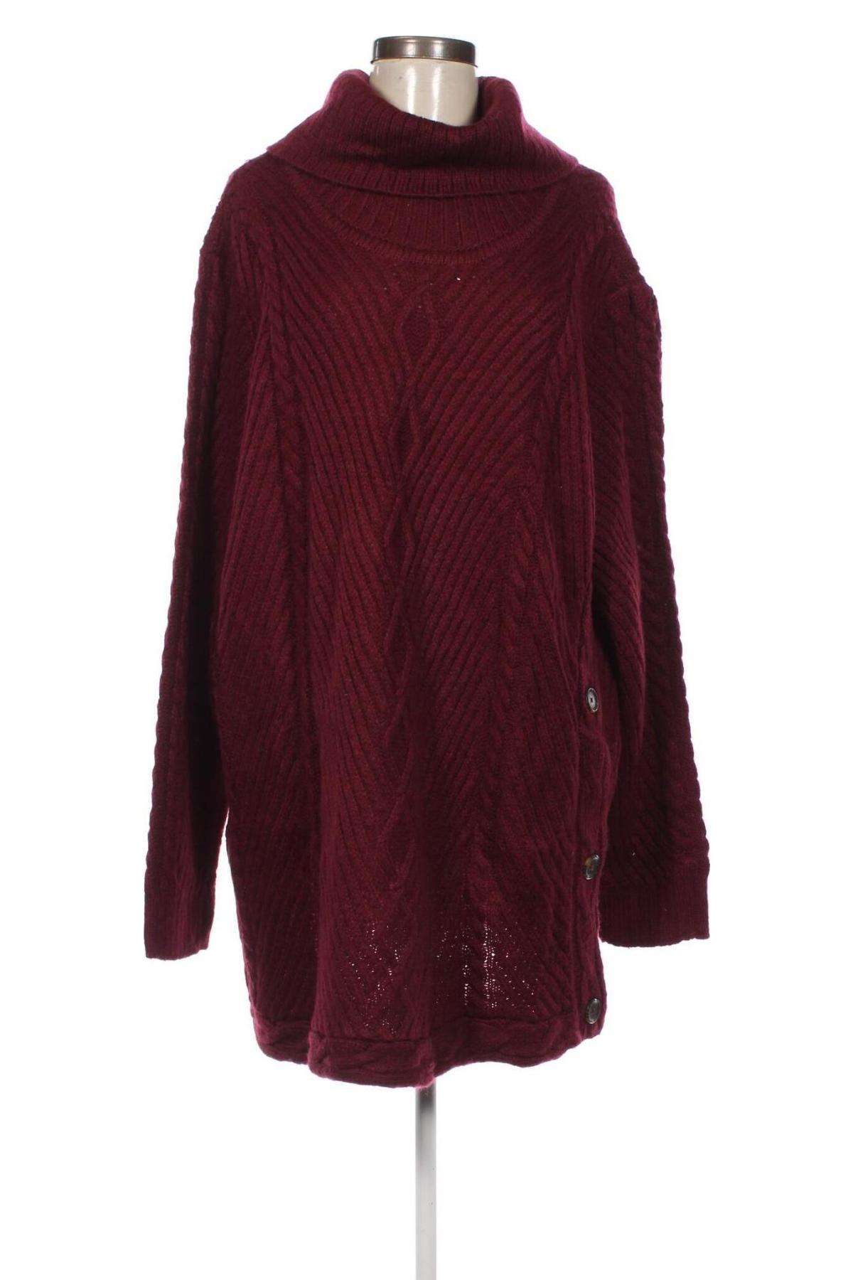 Damenpullover Bpc Bonprix Collection, Größe 4XL, Farbe Rot, Preis 20,49 €