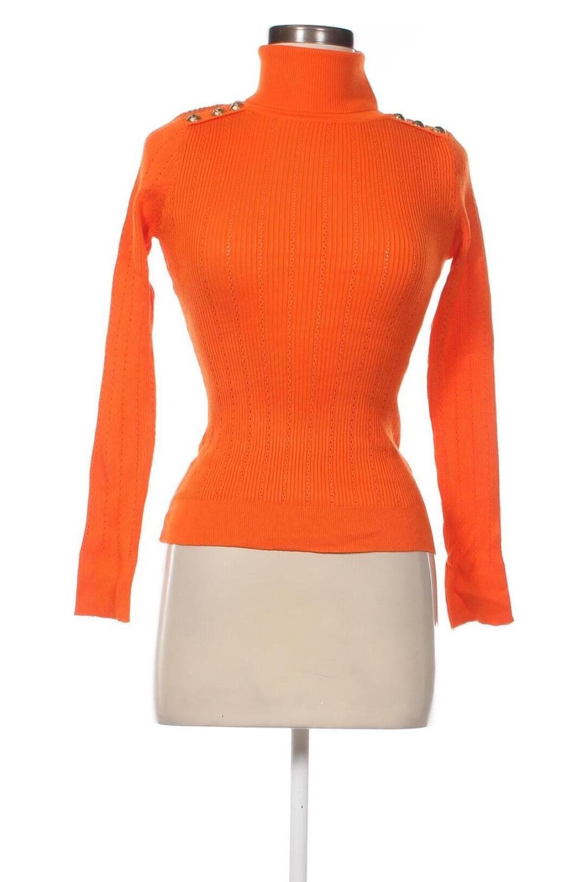 Damenpullover Drole De Copine, Größe S, Farbe Orange, Preis € 11,99