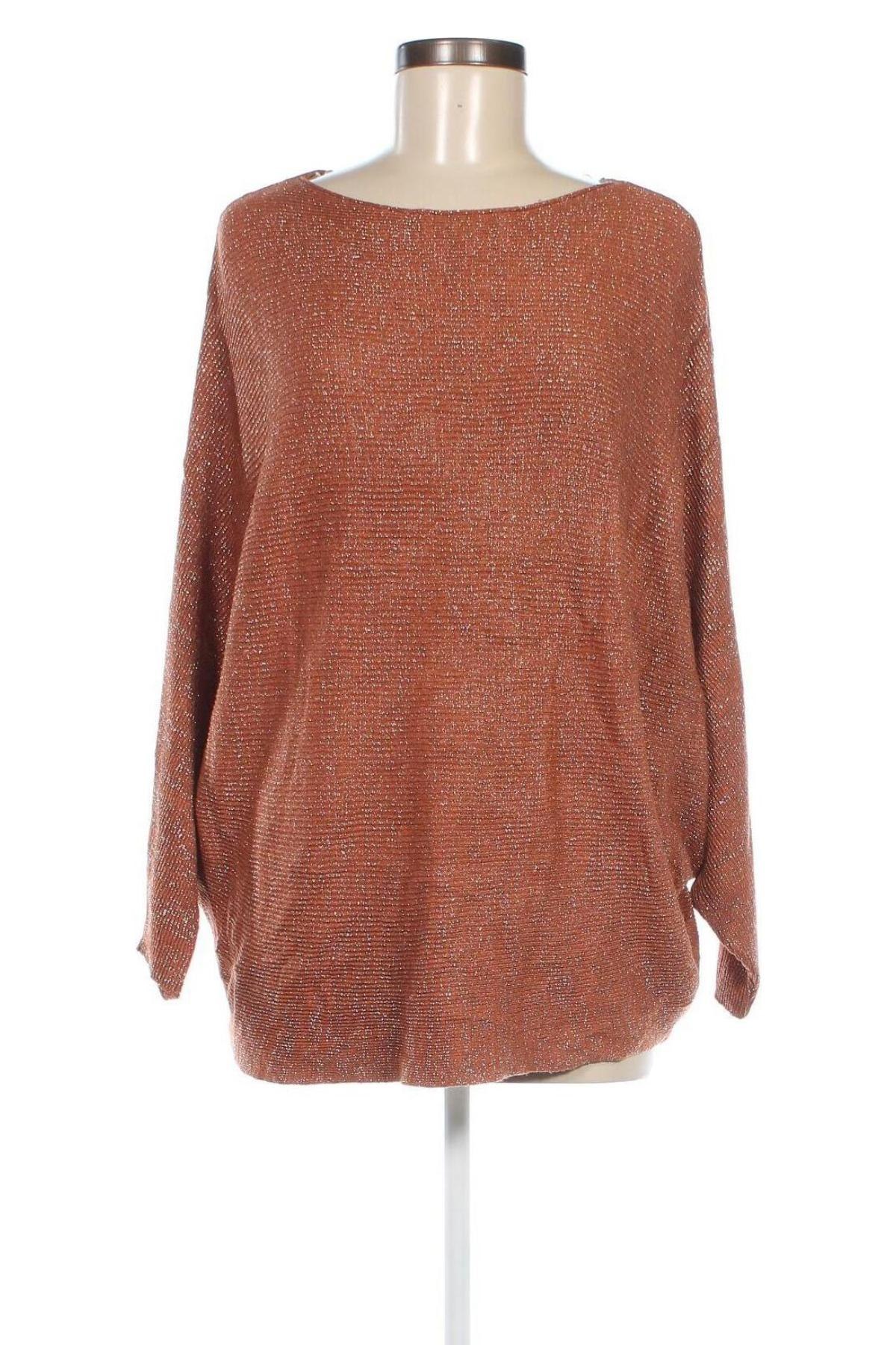 Damski sweter Fashion, Rozmiar L, Kolor Pomarańczowy, Cena 67,99 zł