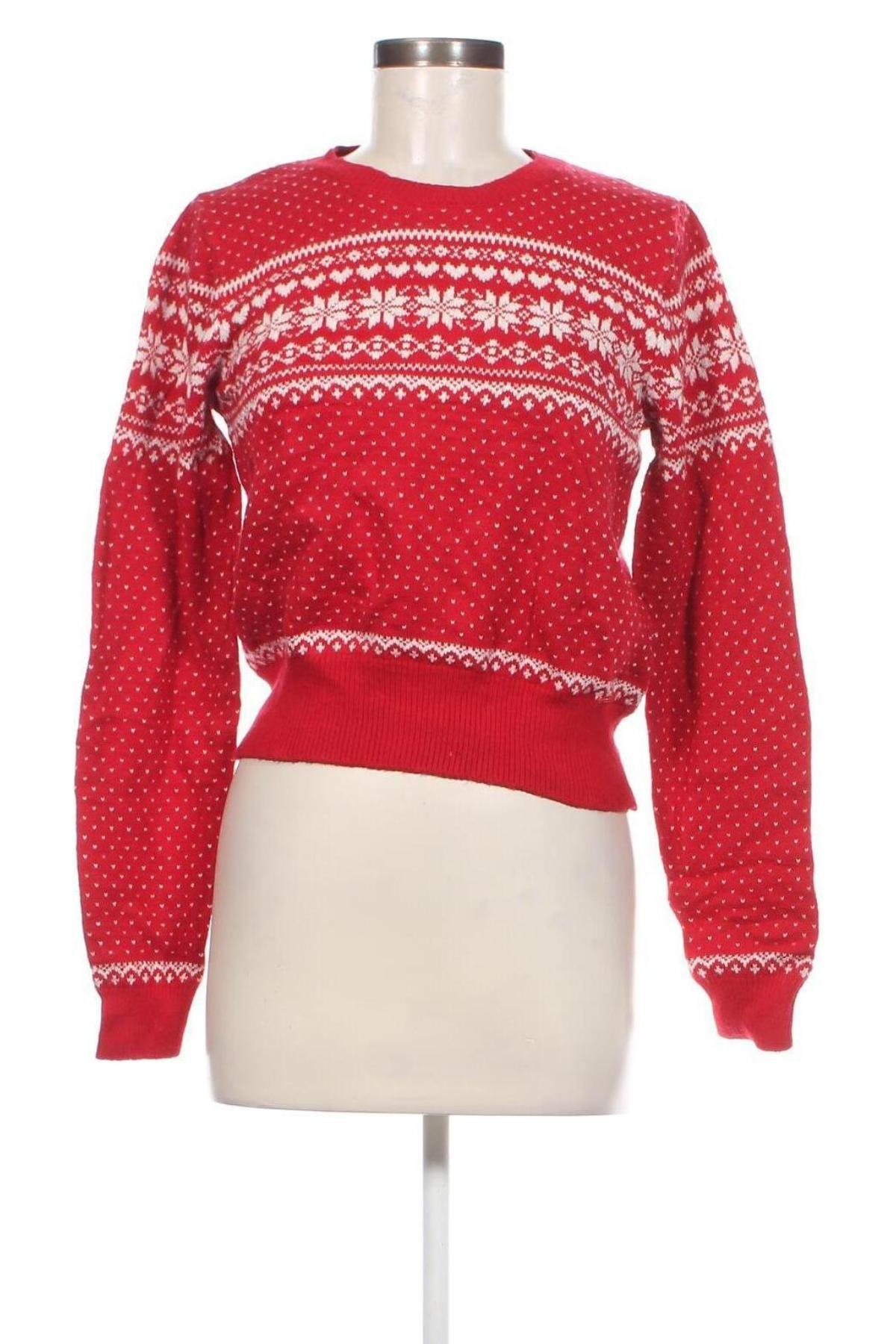 Damski sweter Holly & Whyte By Lindex, Rozmiar S, Kolor Czerwony, Cena 47,99 zł