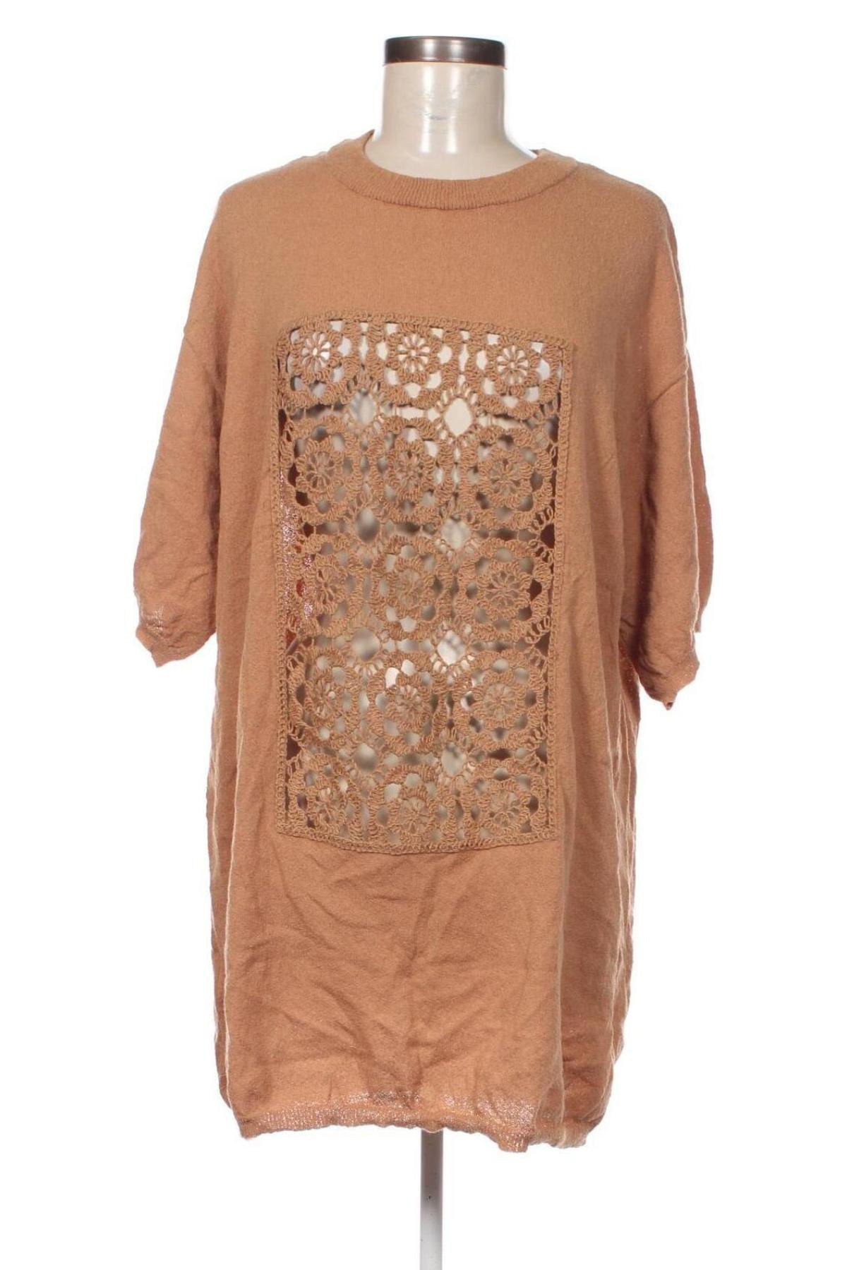 Damenpullover Mango, Größe L, Farbe Beige, Preis 18,99 €