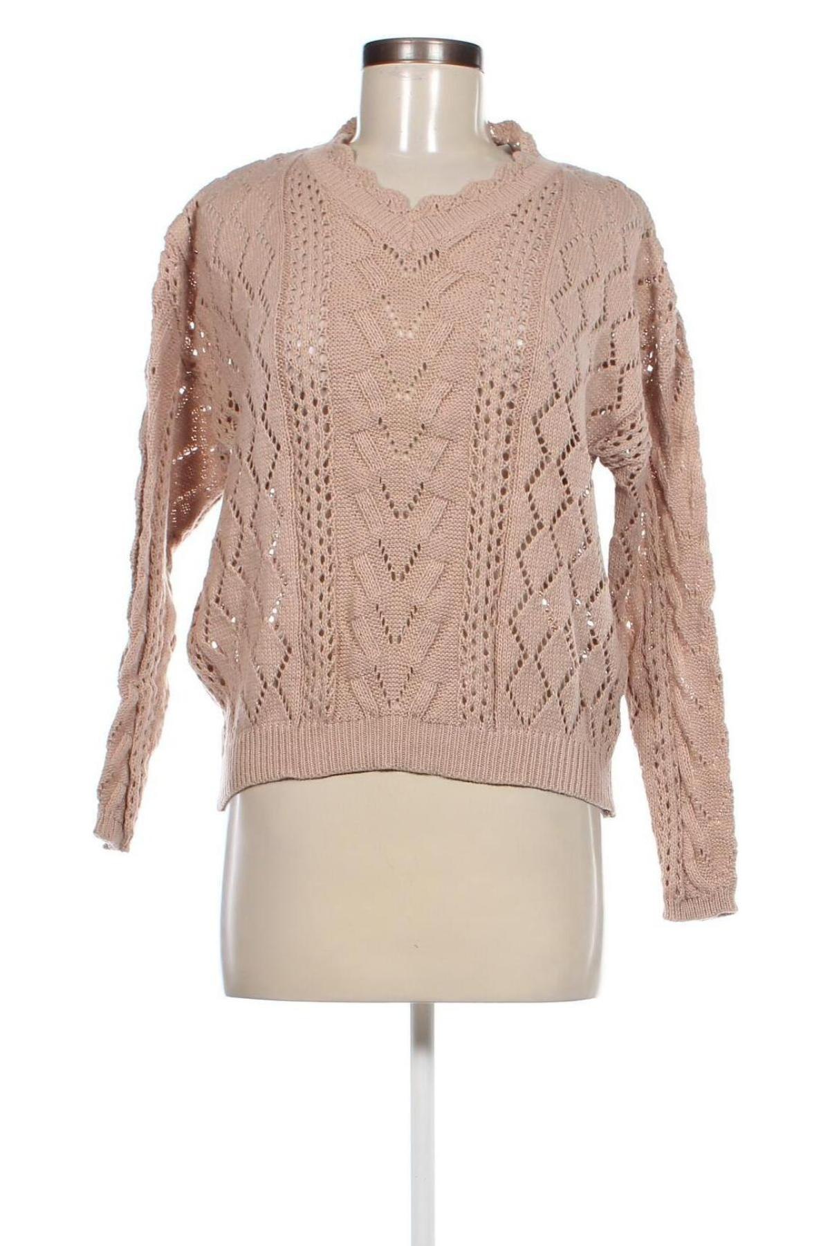 Damenpullover SHEIN, Größe S, Farbe Beige, Preis 12,49 €