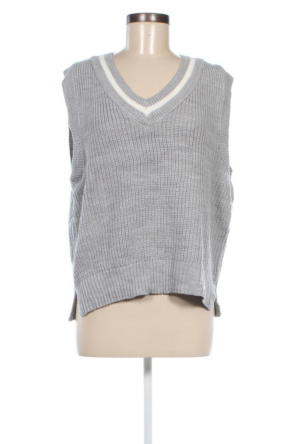 Damenpullover Stradivarius, Größe L, Farbe Grau, Preis € 10,49