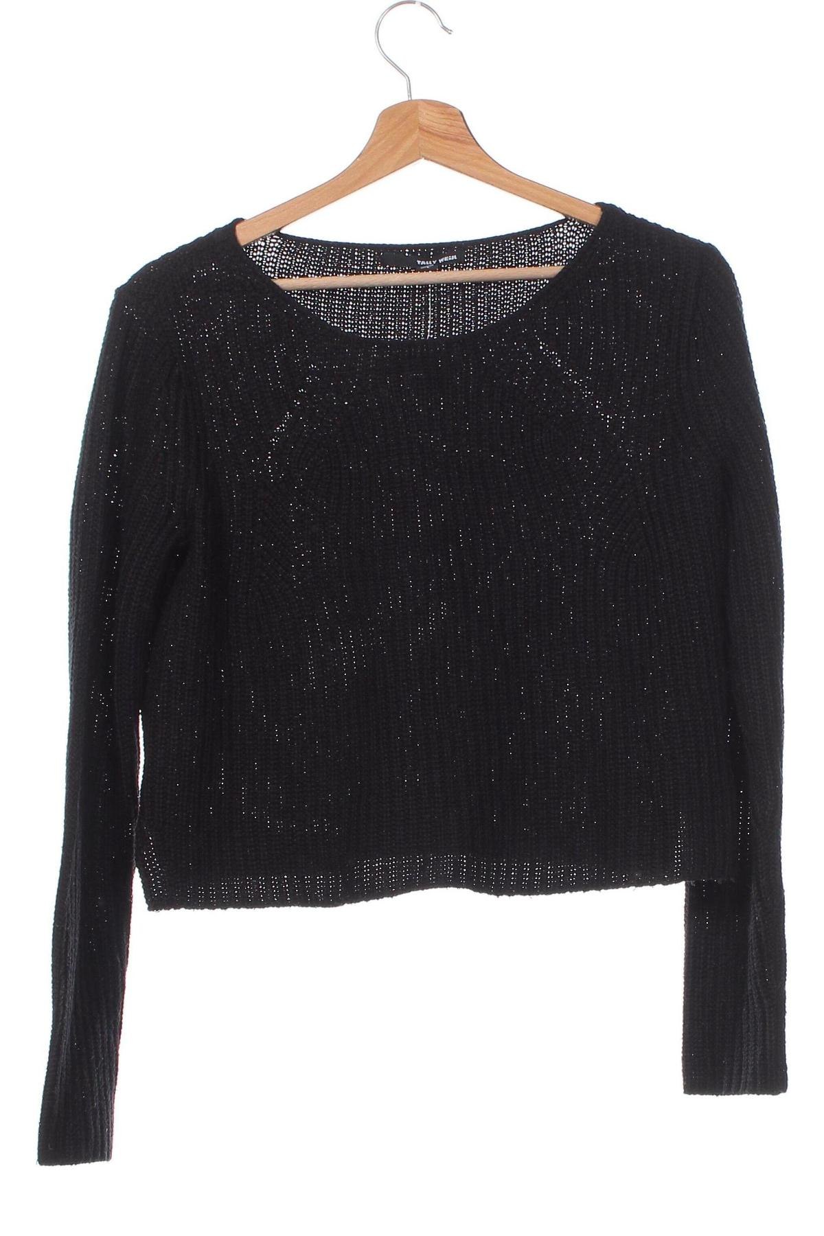 Damenpullover Tally Weijl, Größe XS, Farbe Schwarz, Preis 10,49 €