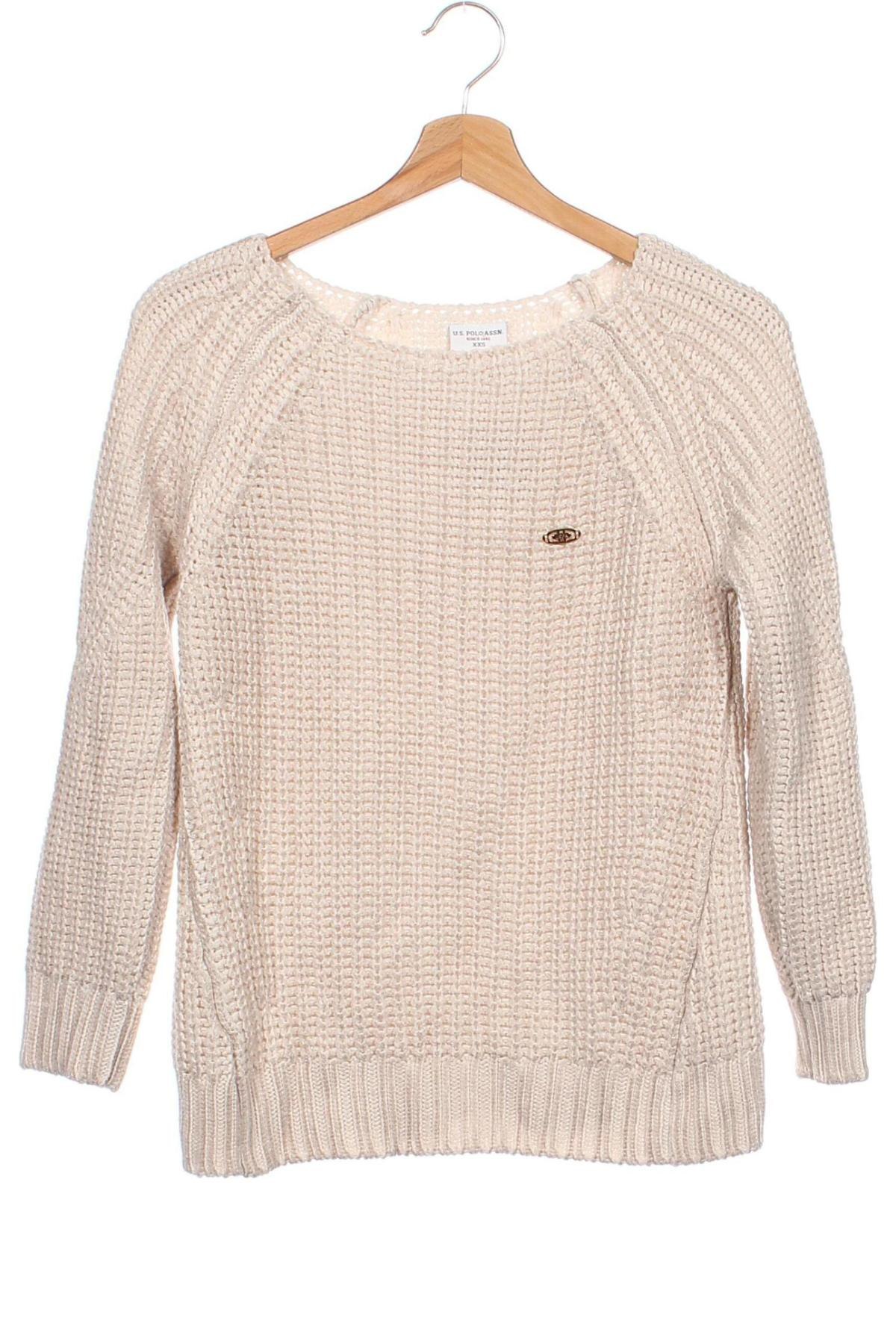 Damenpullover U.S. Polo Assn., Größe XXS, Farbe Beige, Preis € 31,71