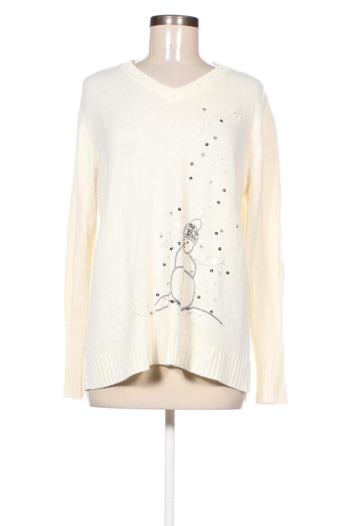 Damski sweter White Stag, Rozmiar XL, Kolor ecru, Cena 124,48 zł