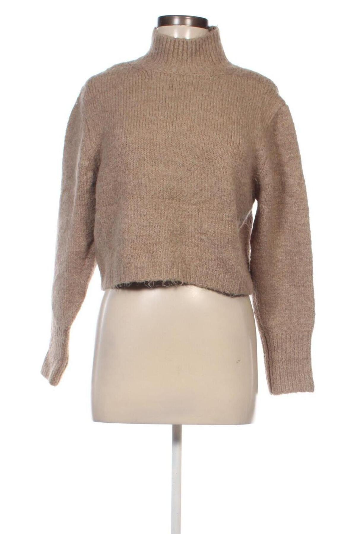 Damski sweter Zara, Rozmiar M, Kolor Beżowy, Cena 86,99 zł