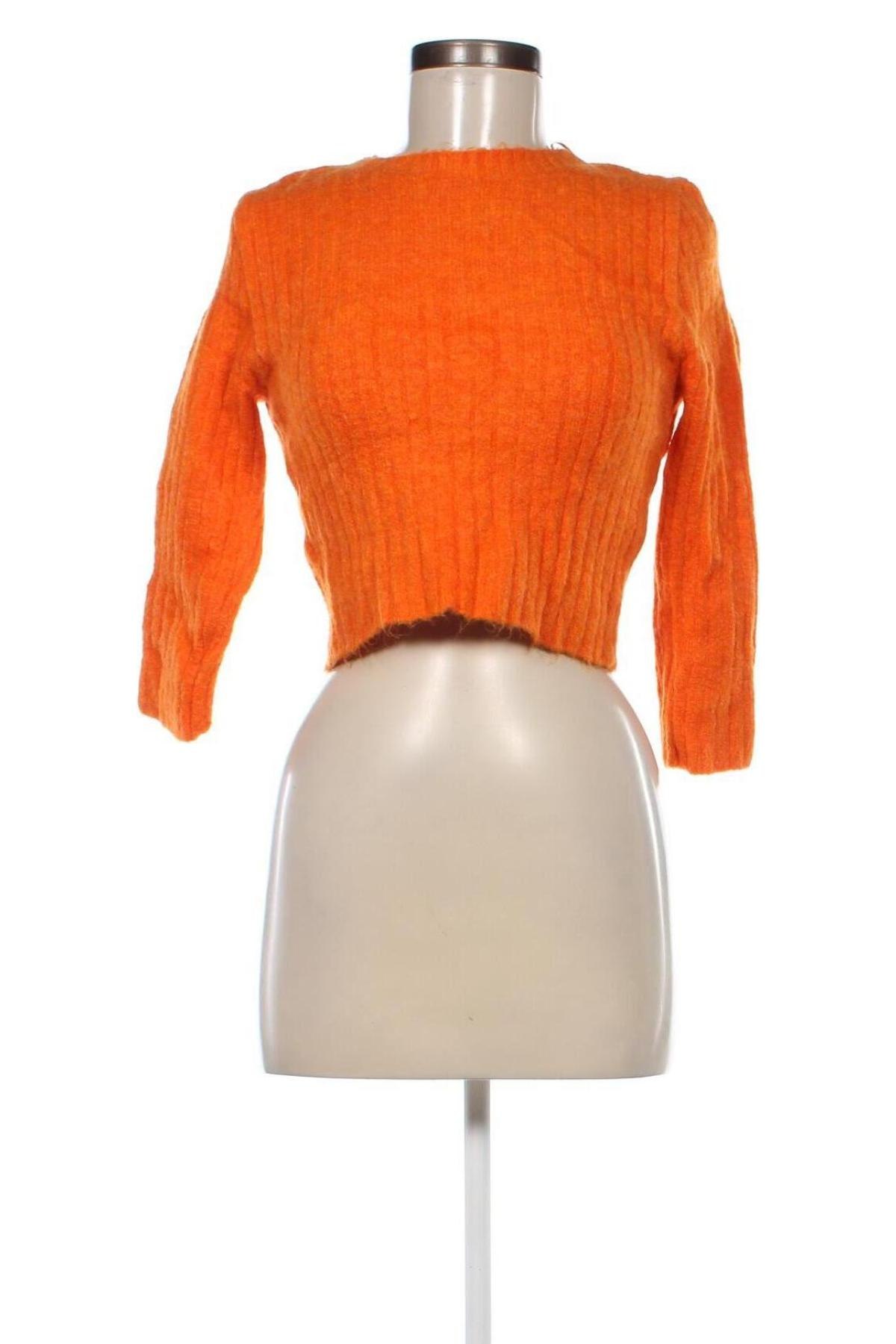 Damenpullover Zara, Größe M, Farbe Orange, Preis 18,99 €