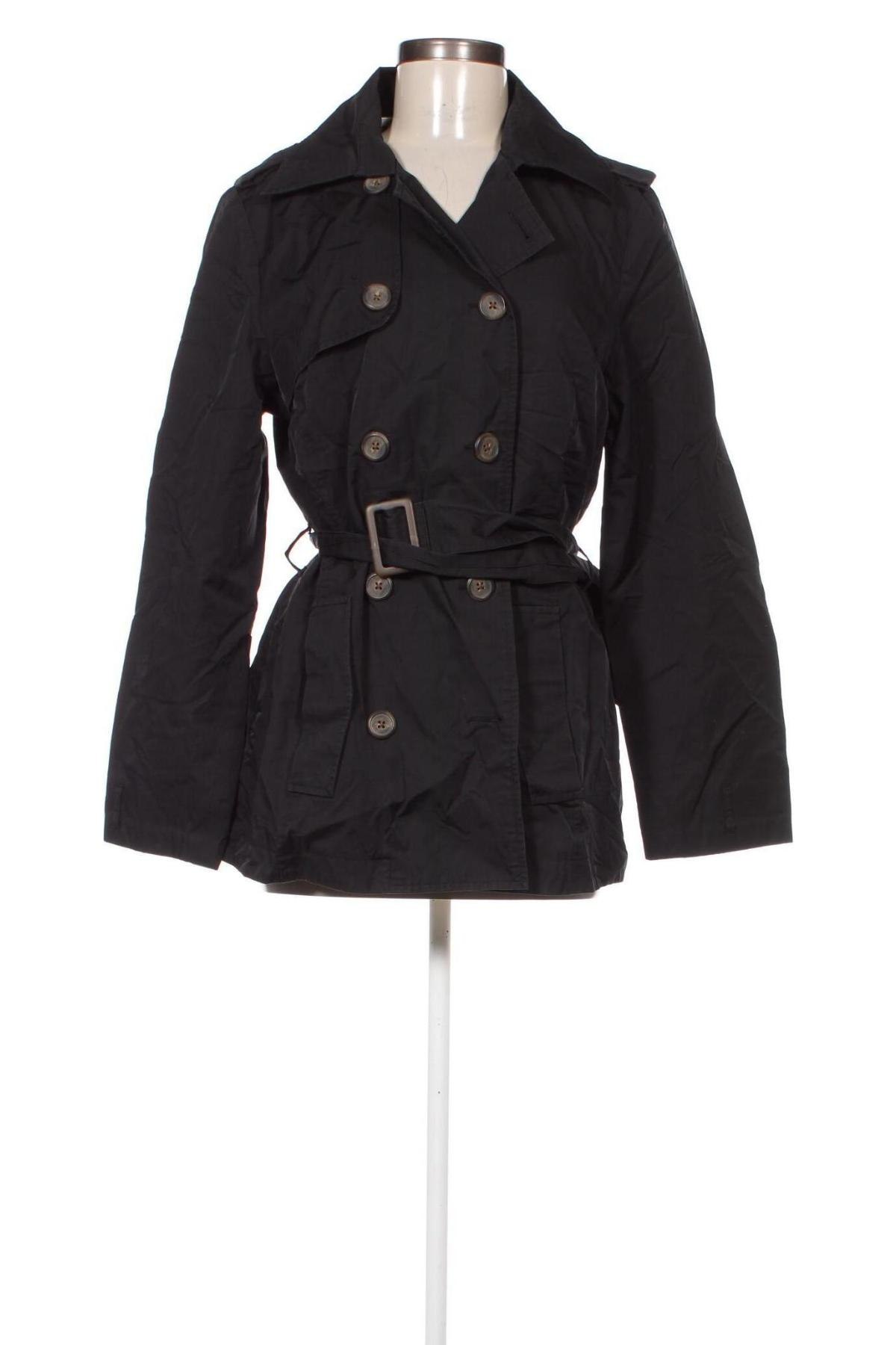 Trench de femei, Mărime L, Culoare Negru, Preț 173,00 Lei