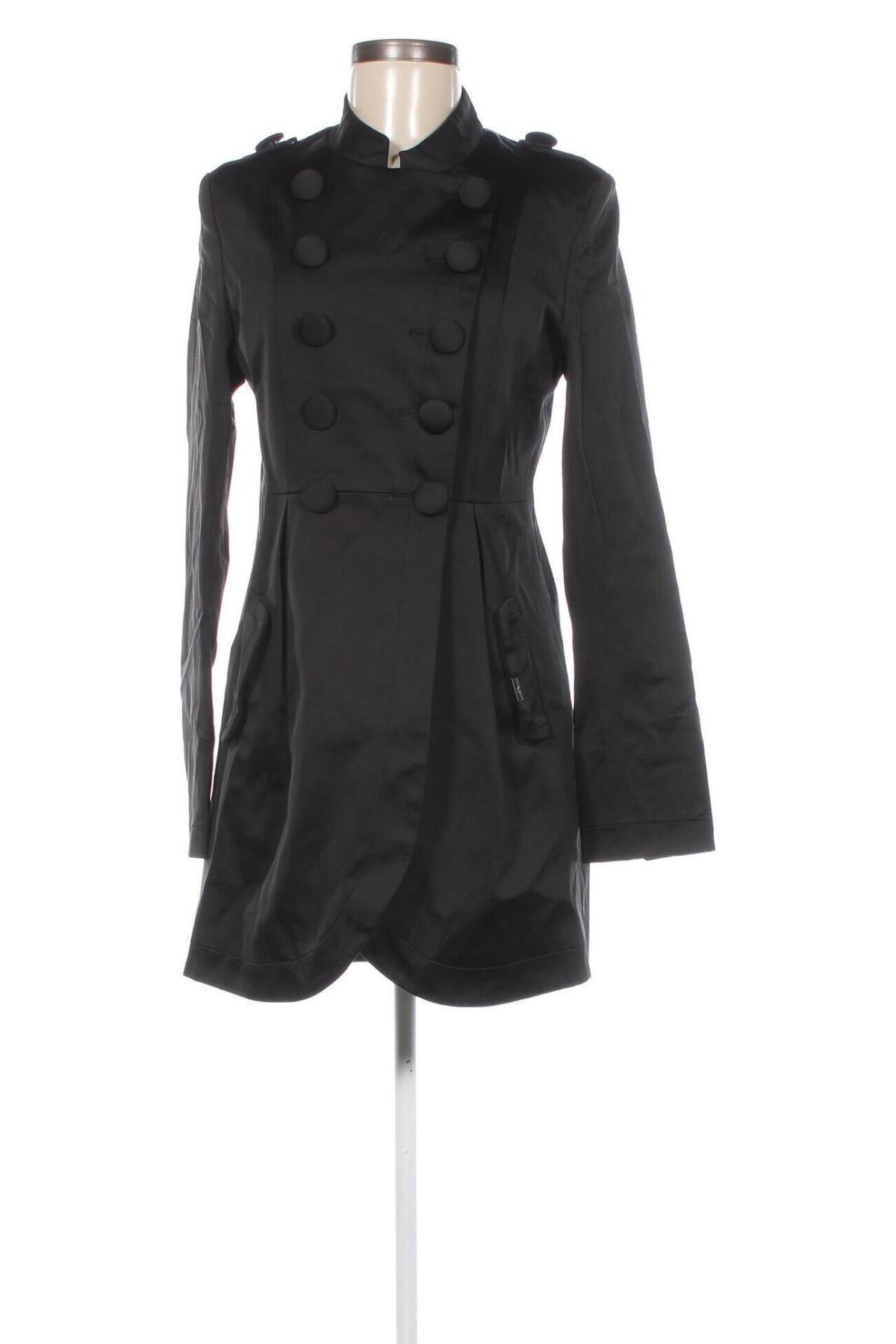 Damen Trenchcoat Fracomina, Größe M, Farbe Schwarz, Preis 105,49 €