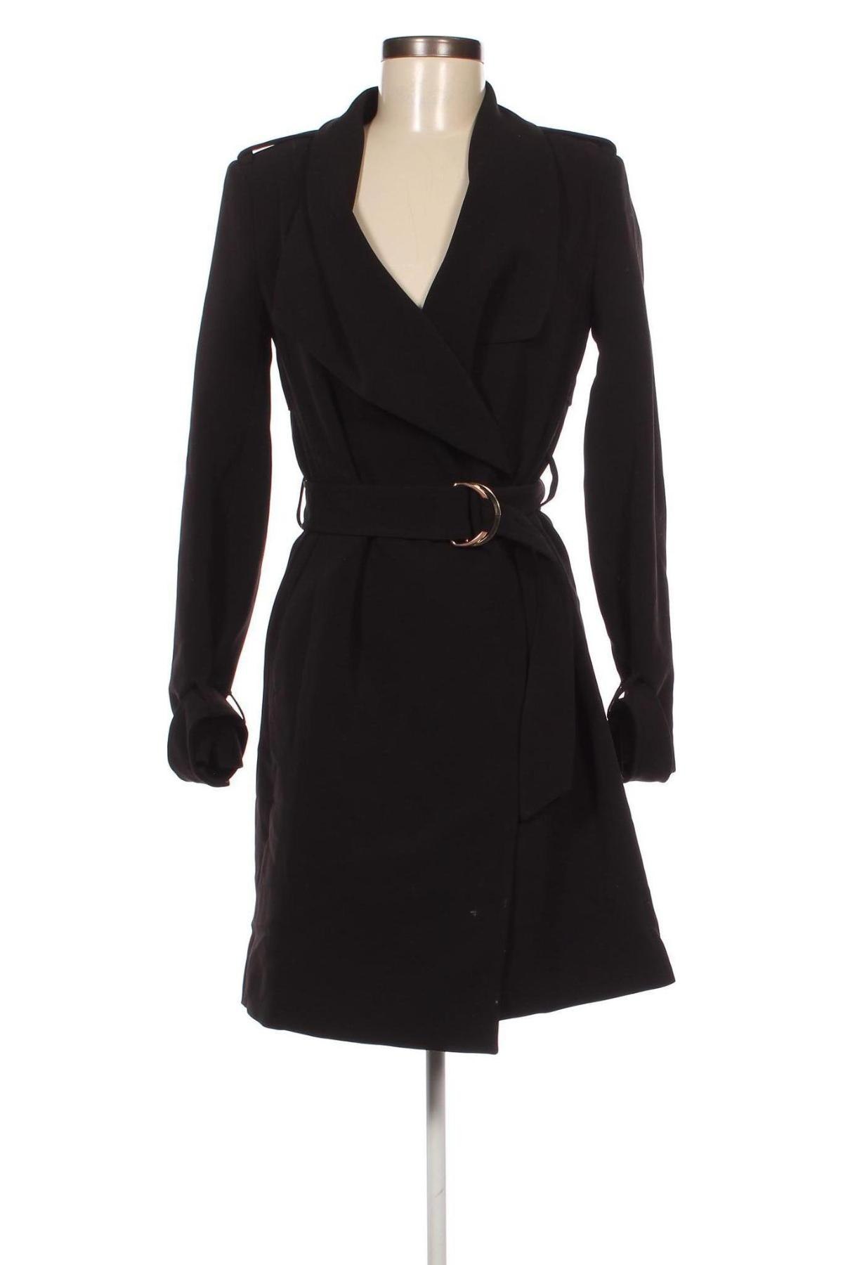 Damen Trenchcoat H&M, Größe S, Farbe Schwarz, Preis 47,99 €