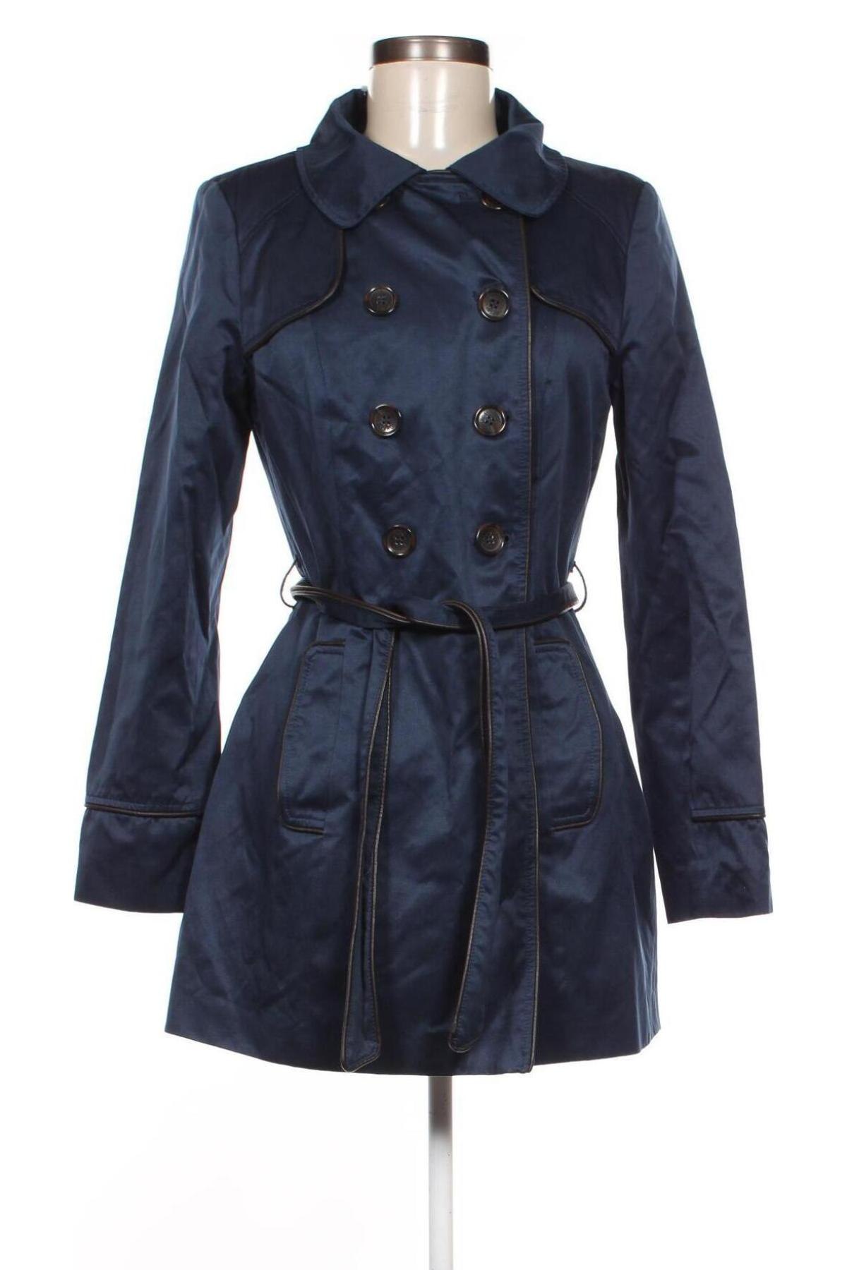 Damen Trenchcoat Orsay, Größe S, Farbe Blau, Preis 24,49 €