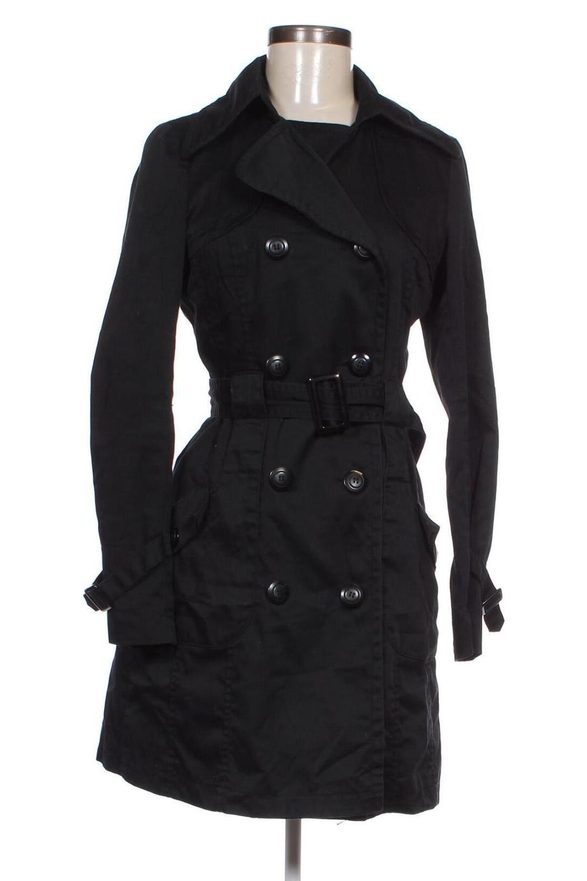 Damen Trench Coat Vero Moda, Größe S, Farbe Schwarz, Preis € 24,55