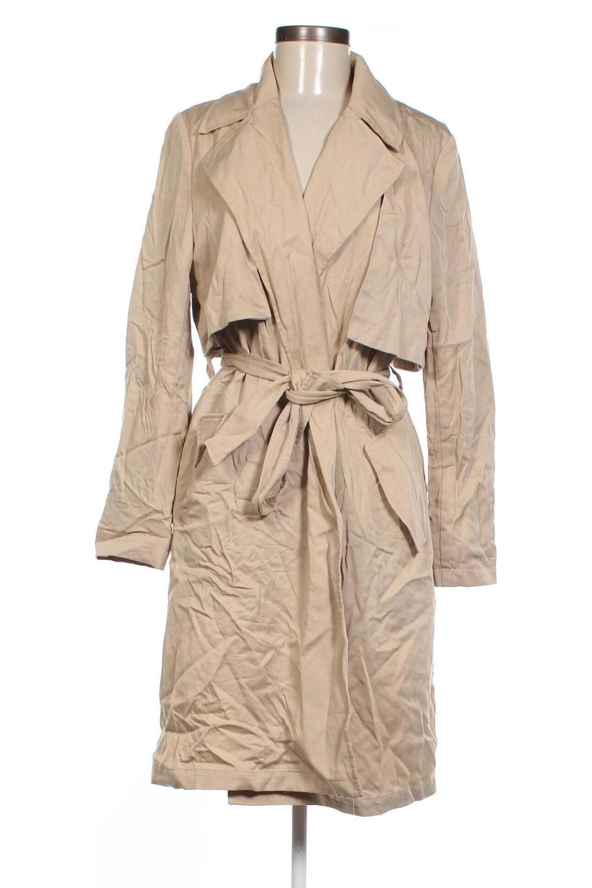 Damen Trench Coat Zara, Größe L, Farbe Beige, Preis € 38,49