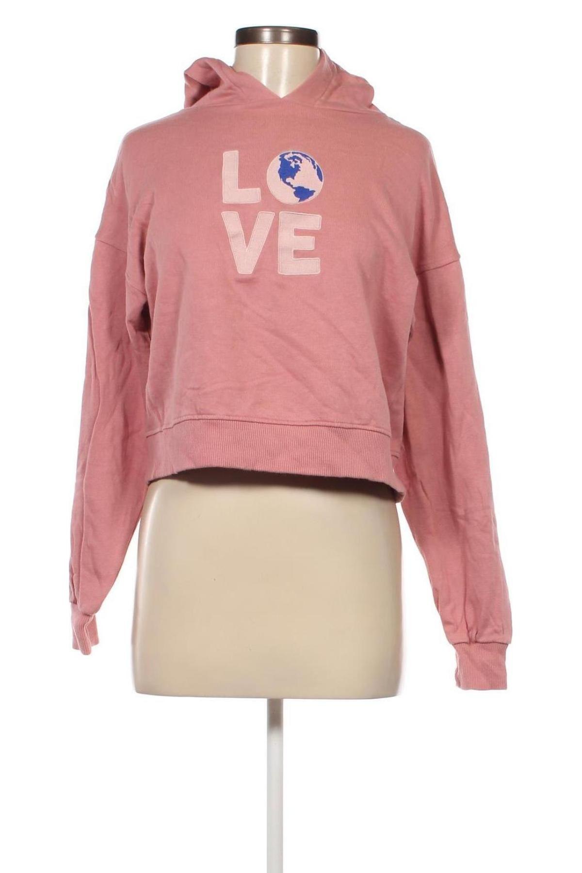 Damen Sweatshirt Bershka, Größe S, Farbe Aschrosa, Preis € 20,49