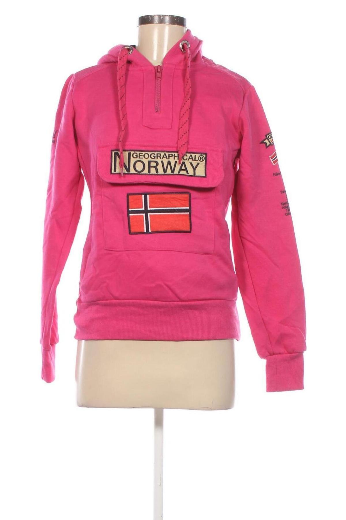 Damska bluza Geographical Norway, Rozmiar L, Kolor Różowy, Cena 193,99 zł