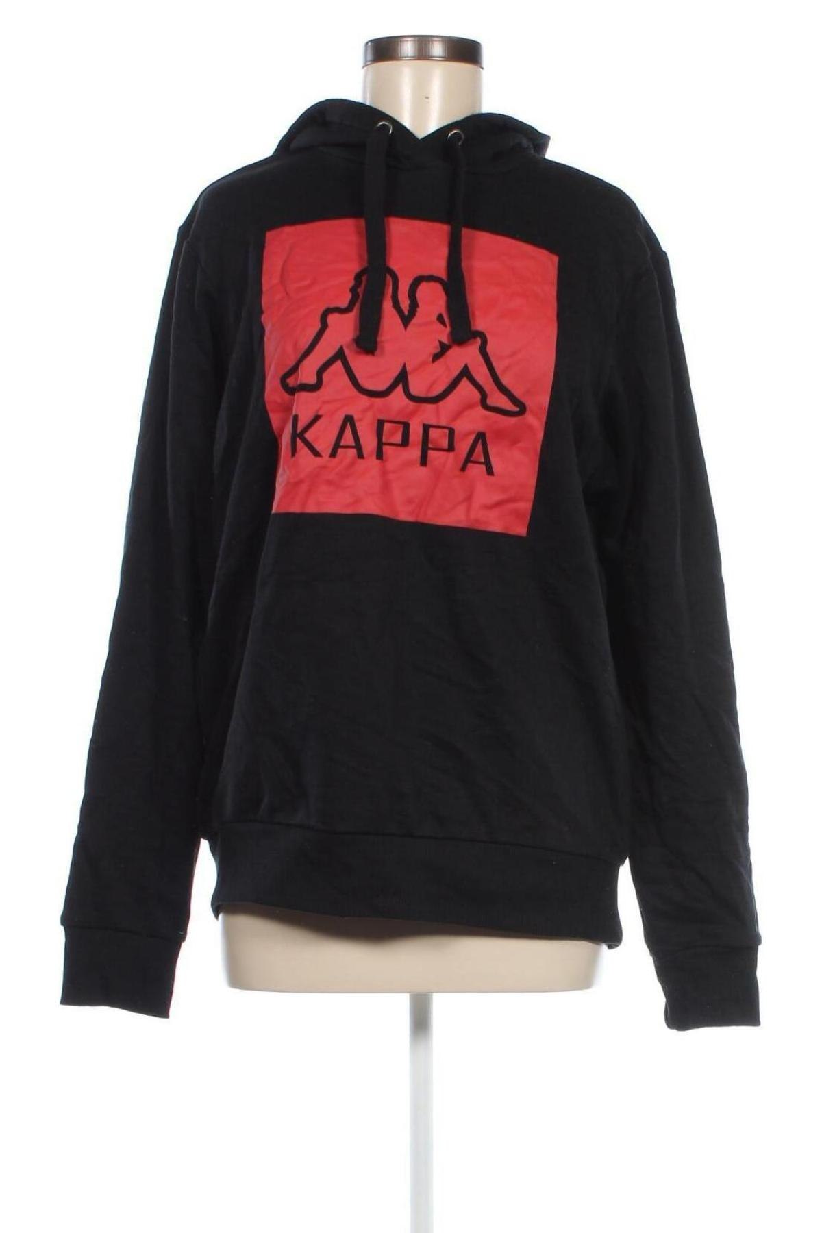 Damen Sweatshirt Kappa, Größe M, Farbe Schwarz, Preis 14,99 €