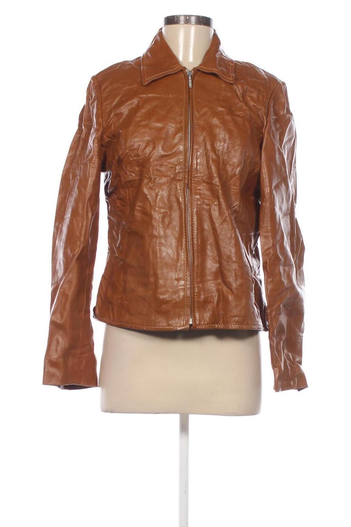 Damen Lederjacke Cortefiel, Größe M, Farbe Braun, Preis 123,99 €