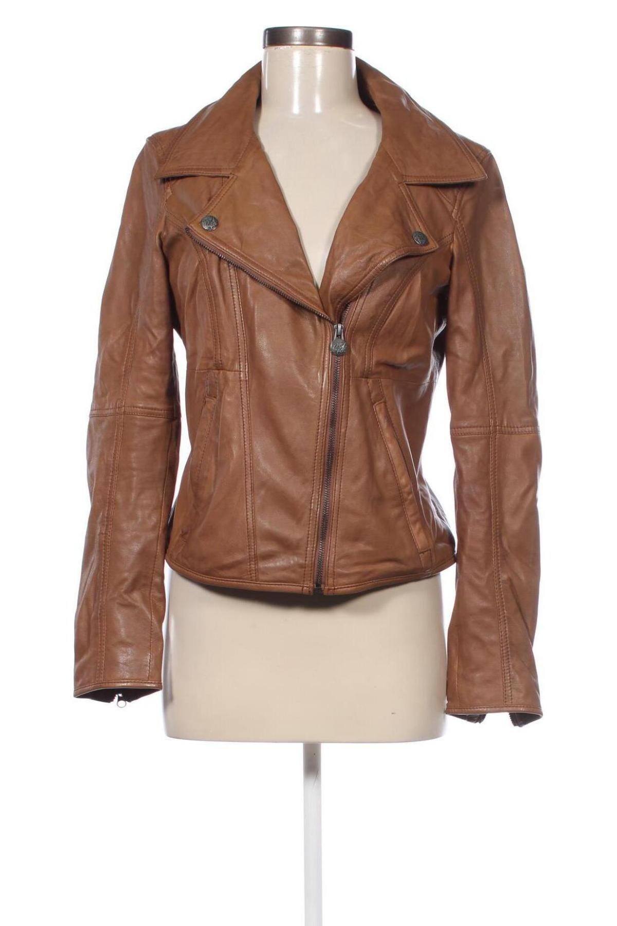 Damen Lederjacke Edc By Esprit, Größe L, Farbe Braun, Preis 123,99 €