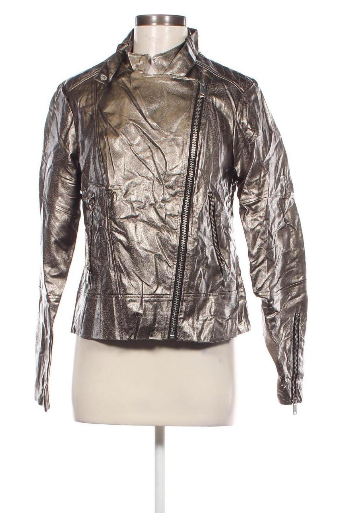 Damen Lederjacke Esmara by Heidi Klum, Größe L, Farbe Golden, Preis 40,99 €