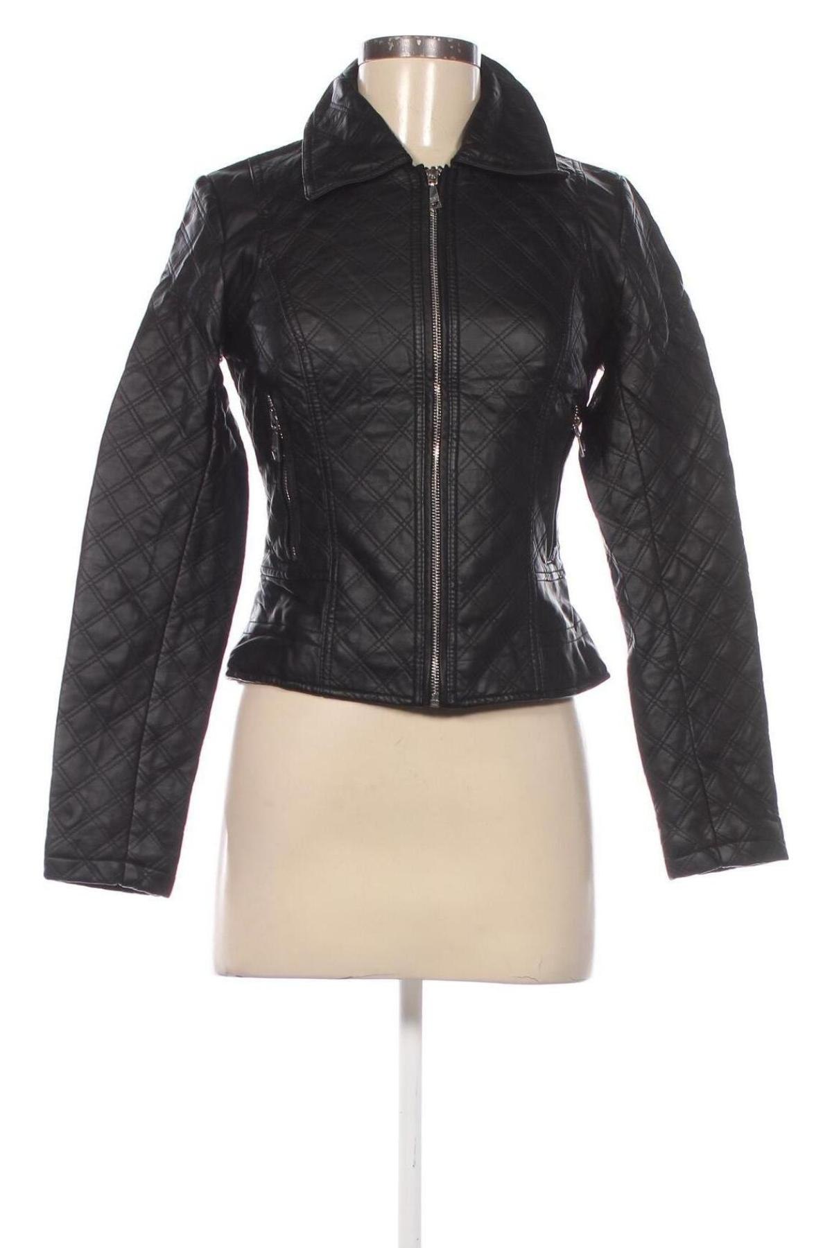 Damen Lederjacke Guess, Größe XS, Farbe Schwarz, Preis € 71,99