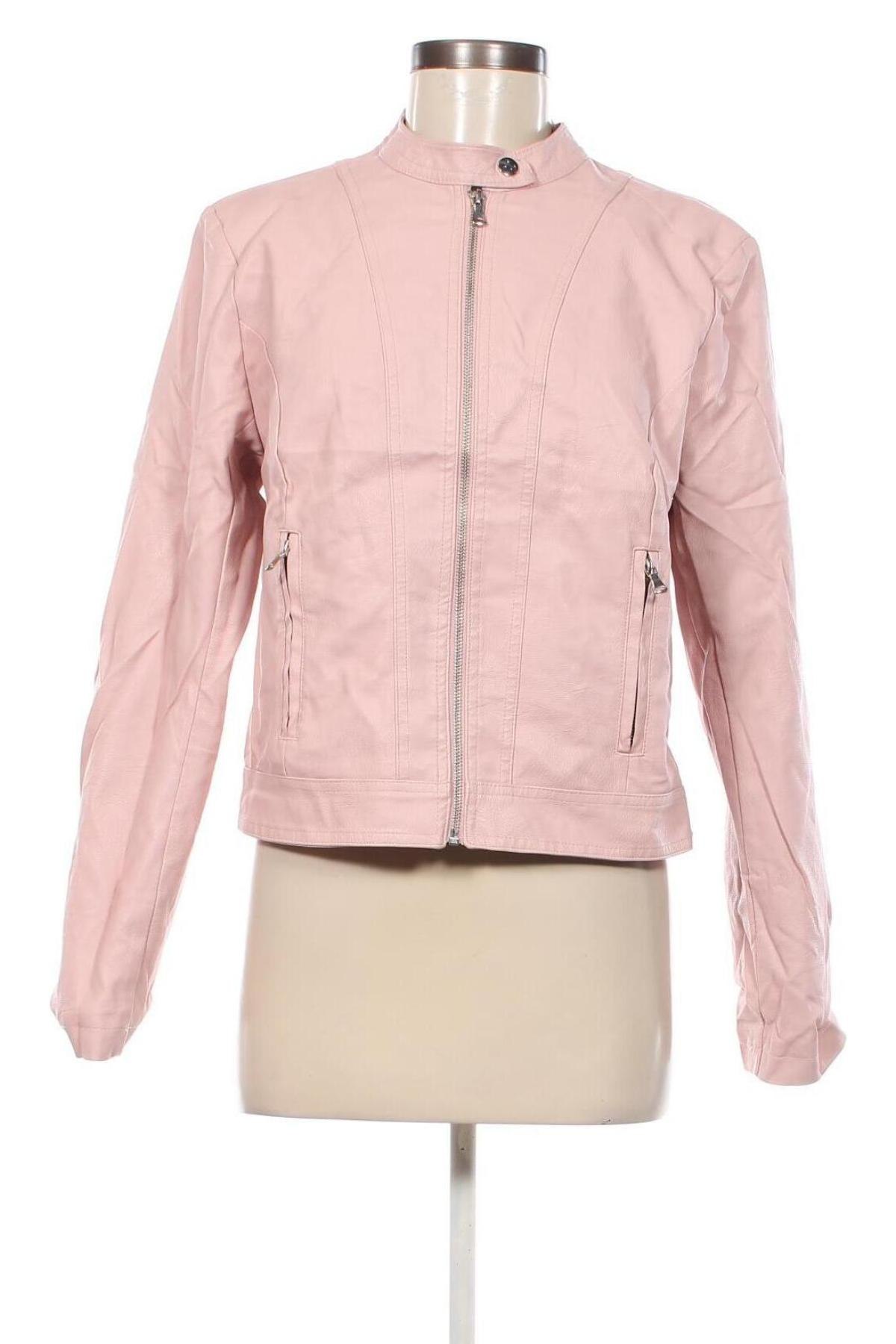 Damen Lederjacke Laura Torelli, Größe L, Farbe Rosa, Preis 40,99 €