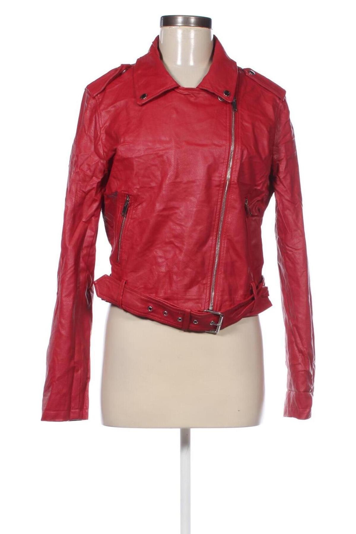 Damen Lederjacke Tally Weijl, Größe XL, Farbe Rot, Preis 40,99 €