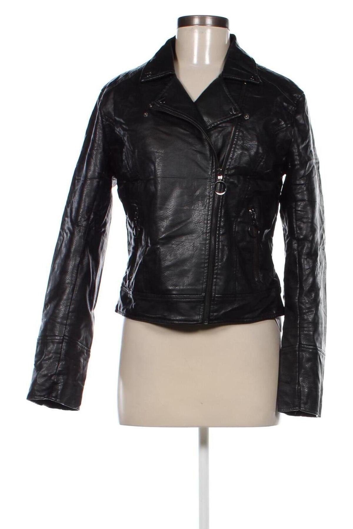 Damen Lederjacke Terranova, Größe M, Farbe Schwarz, Preis € 40,99