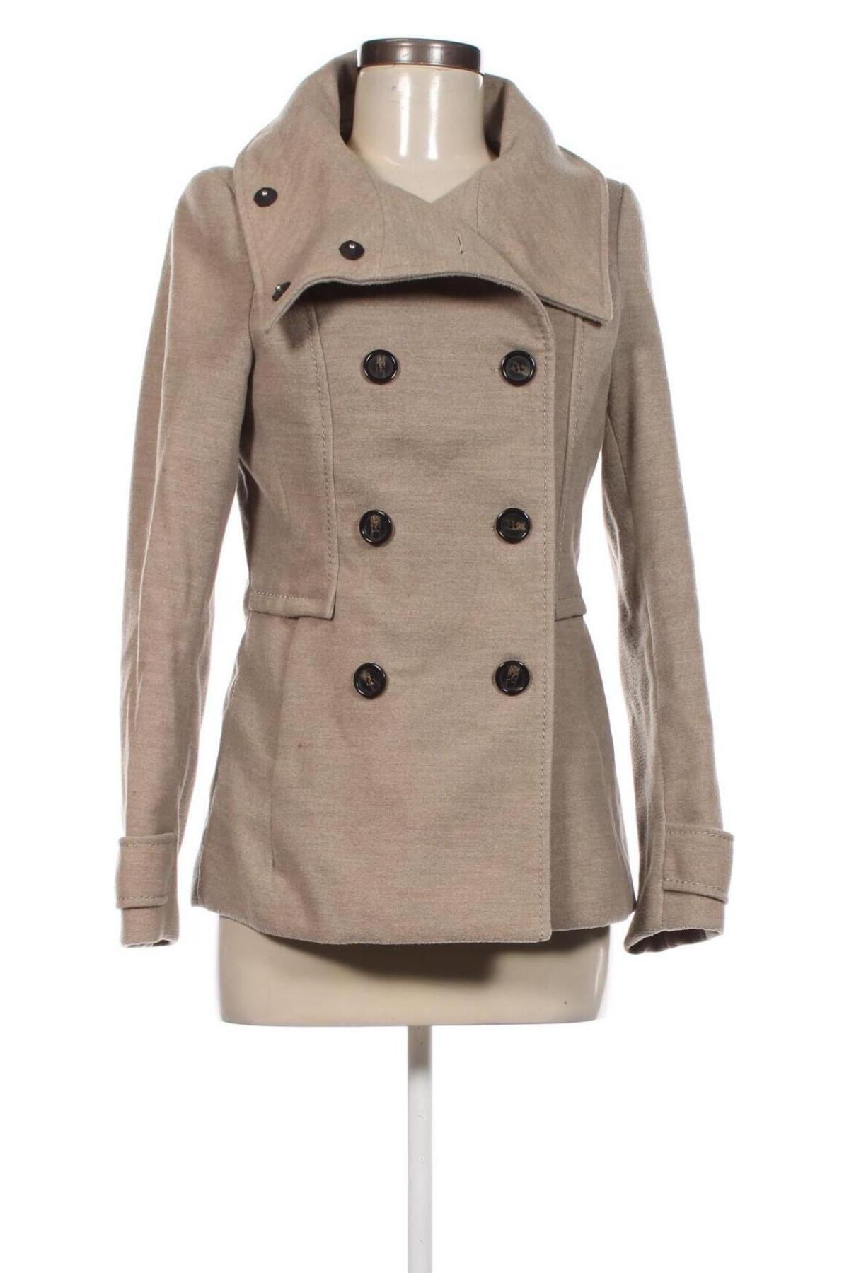 Damenmantel H&M, Größe S, Farbe Beige, Preis 61,49 €