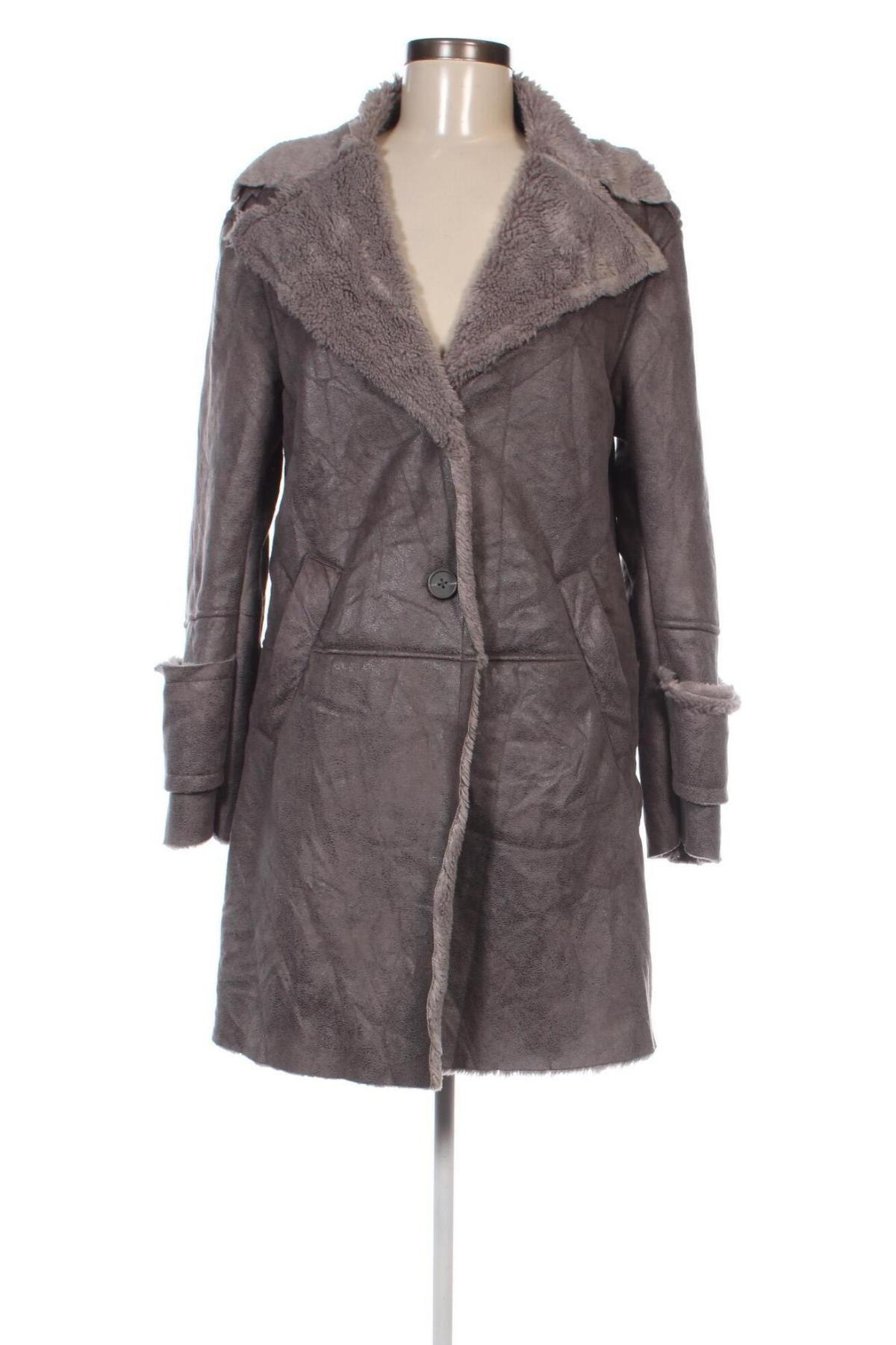 Damenmantel Stradivarius, Größe M, Farbe Grau, Preis 61,49 €