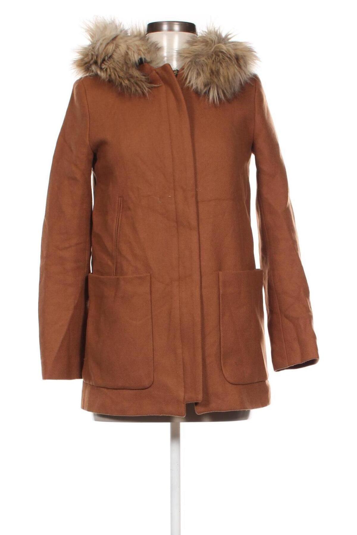 Damenmantel Zara, Größe S, Farbe Braun, Preis € 47,99