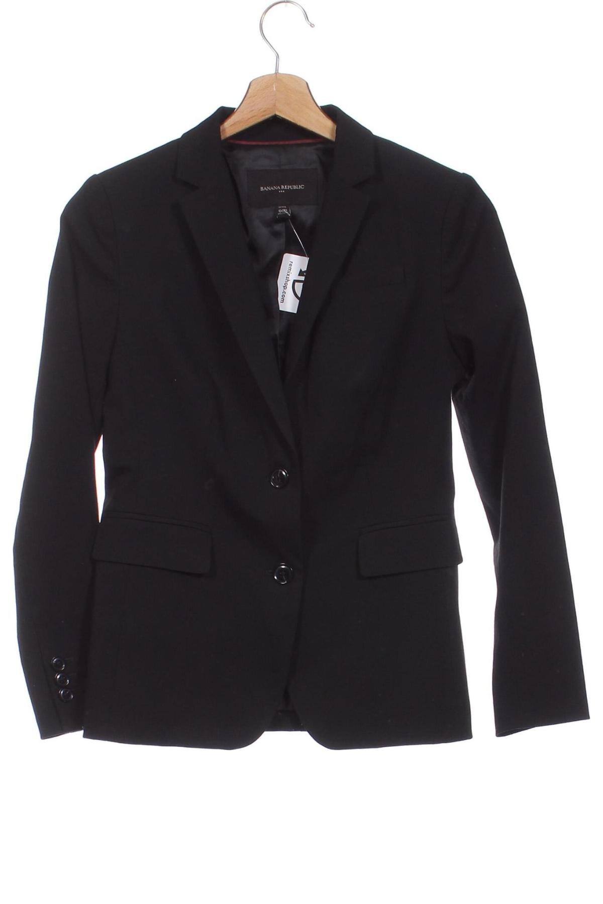 Damen Blazer Banana Republic, Größe XS, Farbe Schwarz, Preis € 55,75