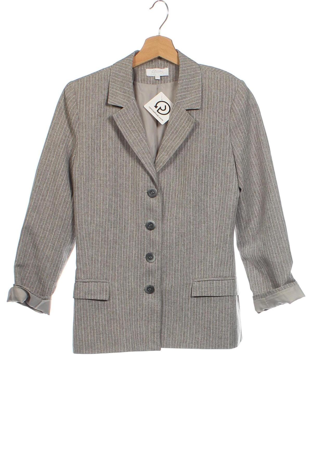 Damen Blazer Etam, Größe XXS, Farbe Grau, Preis € 24,99