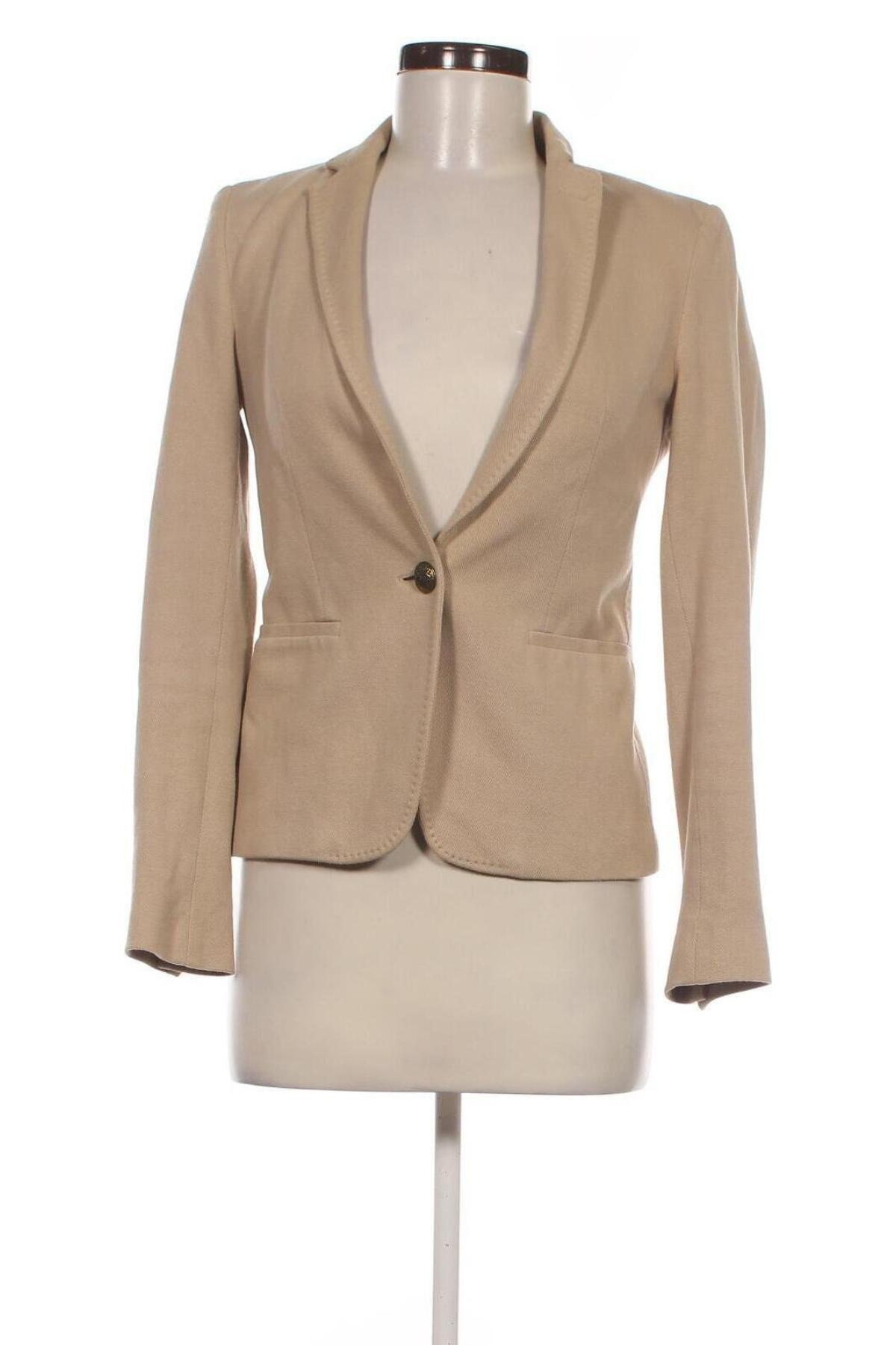 Damen Blazer Massimo Dutti, Größe M, Farbe Beige, Preis 55,74 €