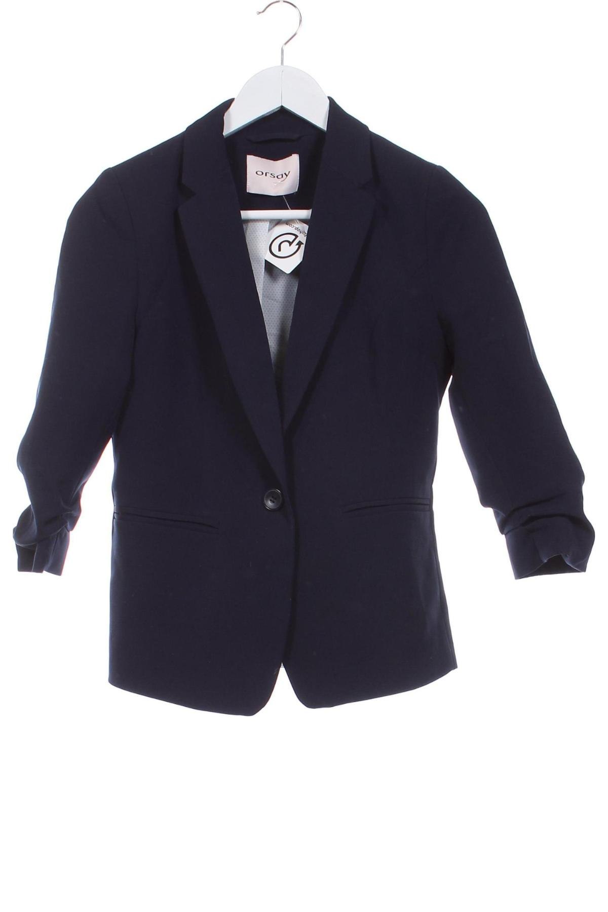 Damen Blazer Orsay, Größe XS, Farbe Blau, Preis € 17,49