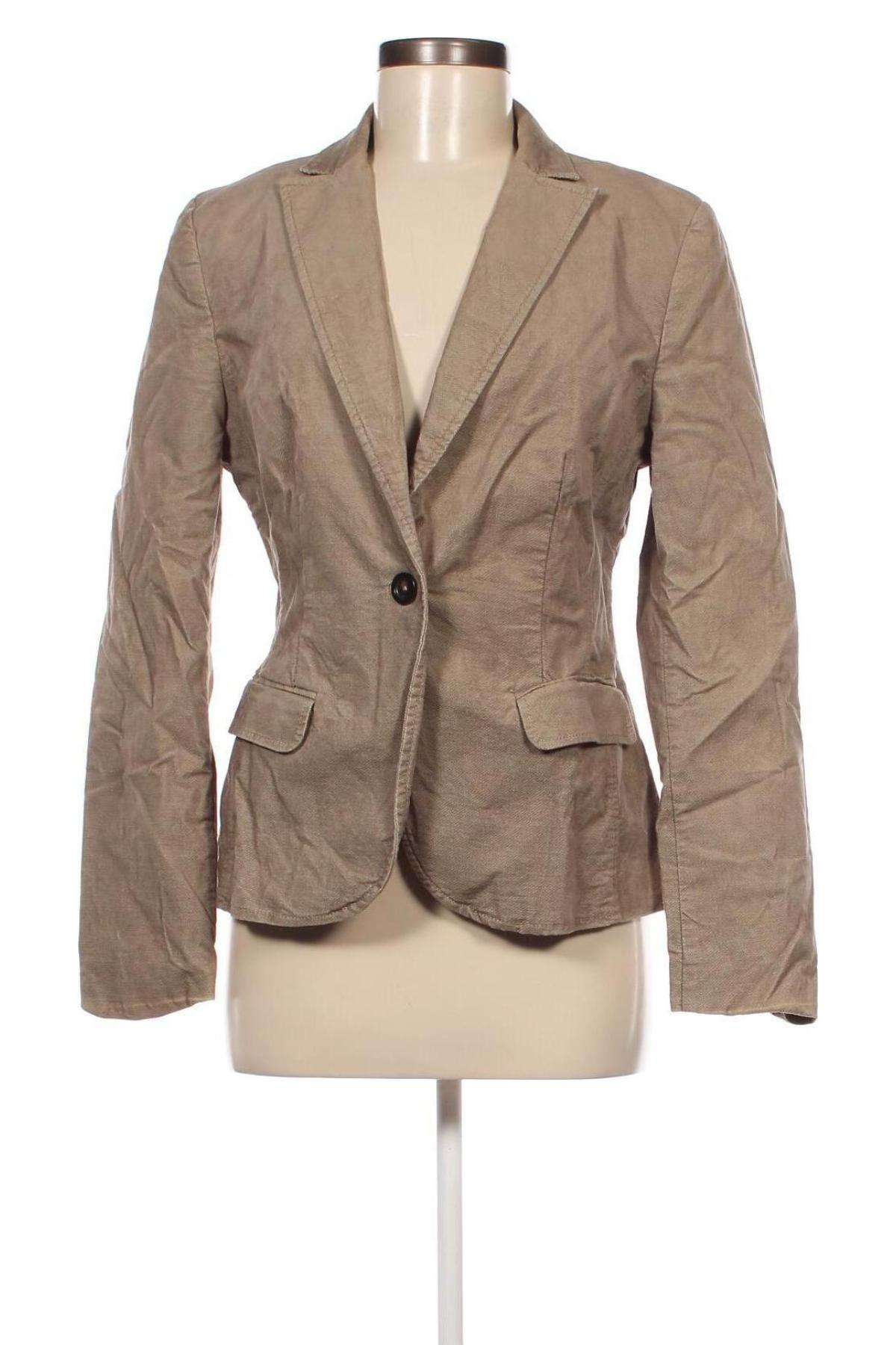 Damen Blazer S.Oliver, Größe M, Farbe Beige, Preis 21,99 €