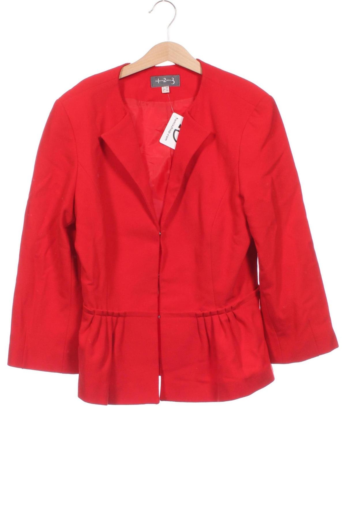 Damen Blazer Un Deux Trois, Größe XS, Farbe Rot, Preis € 75,99